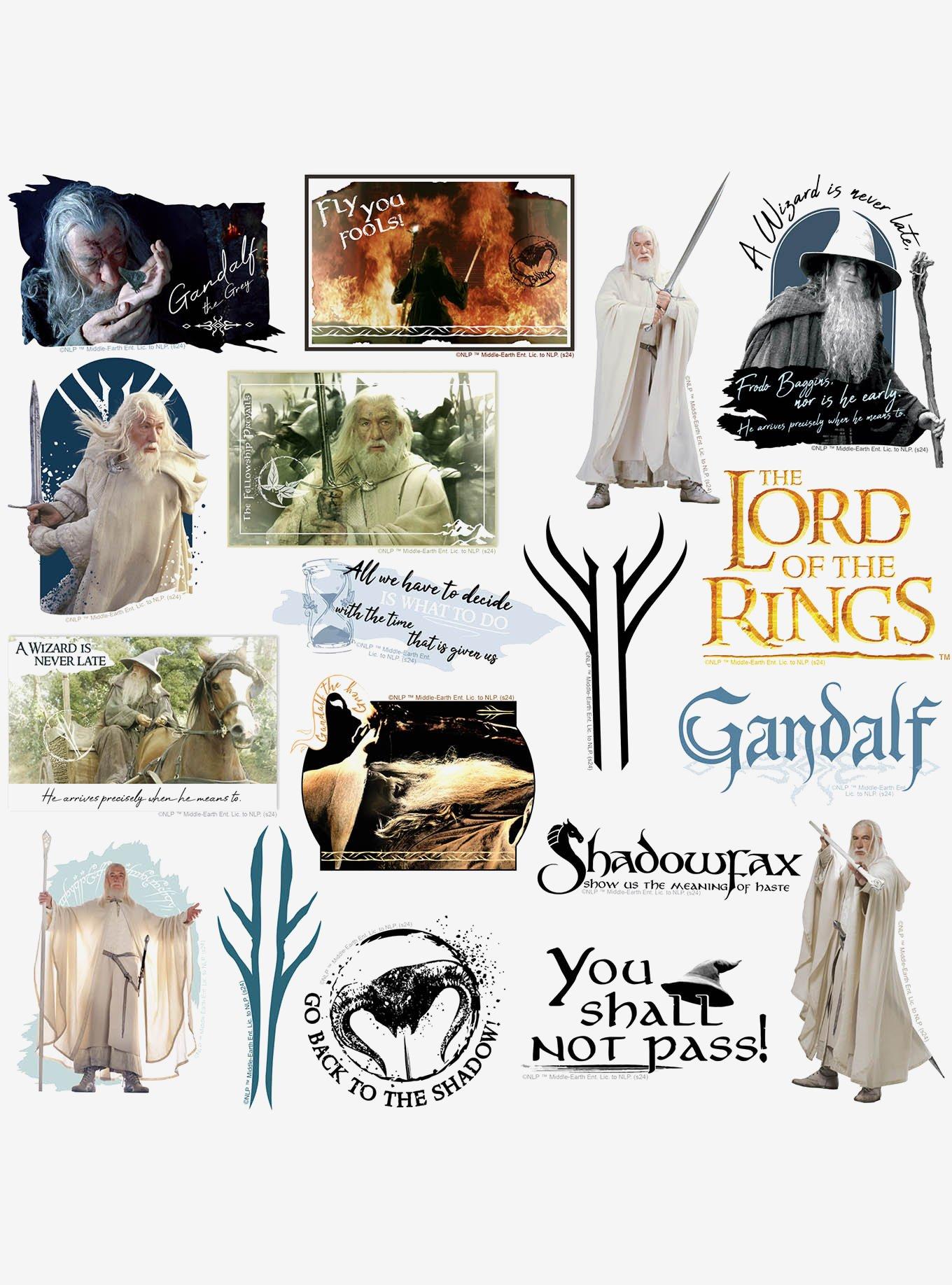 Lord of the Rings Gandalf 100ct Vinyl Stickers Variety Pack, , alternate