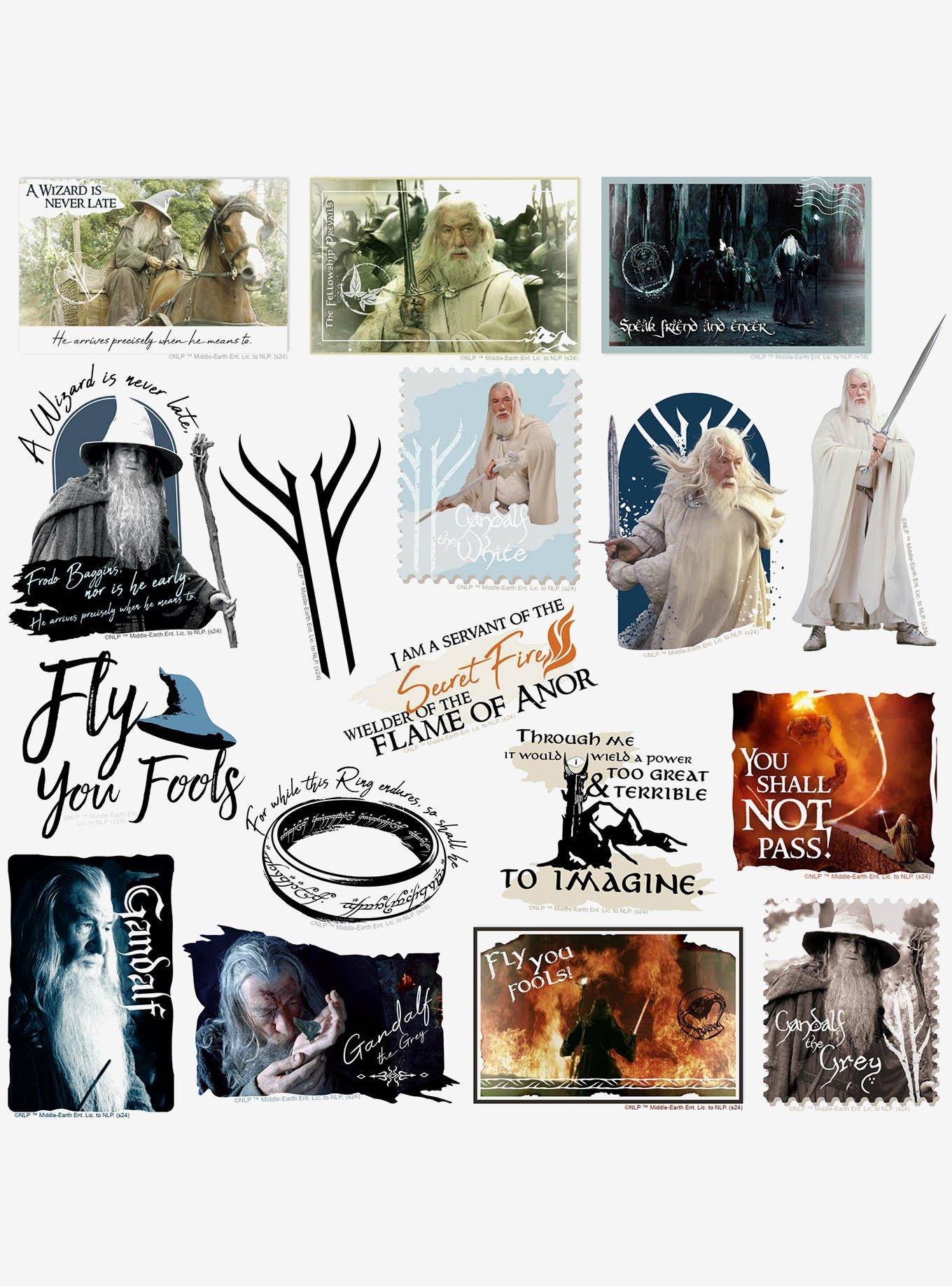 Lord of the Rings Gandalf 100ct Vinyl Stickers Variety Pack, , alternate