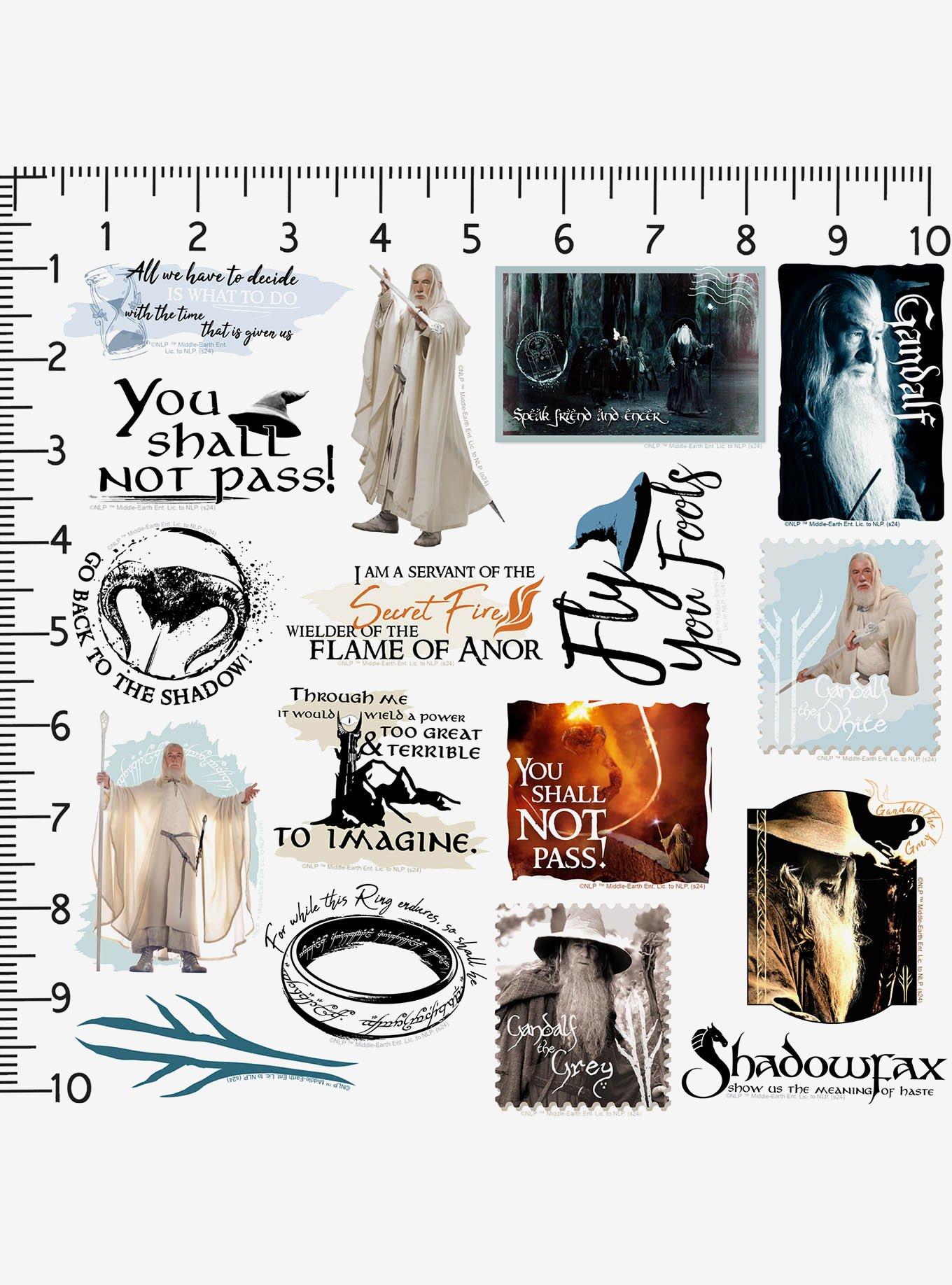 Lord of the Rings Gandalf 100ct Vinyl Stickers Variety Pack, , alternate