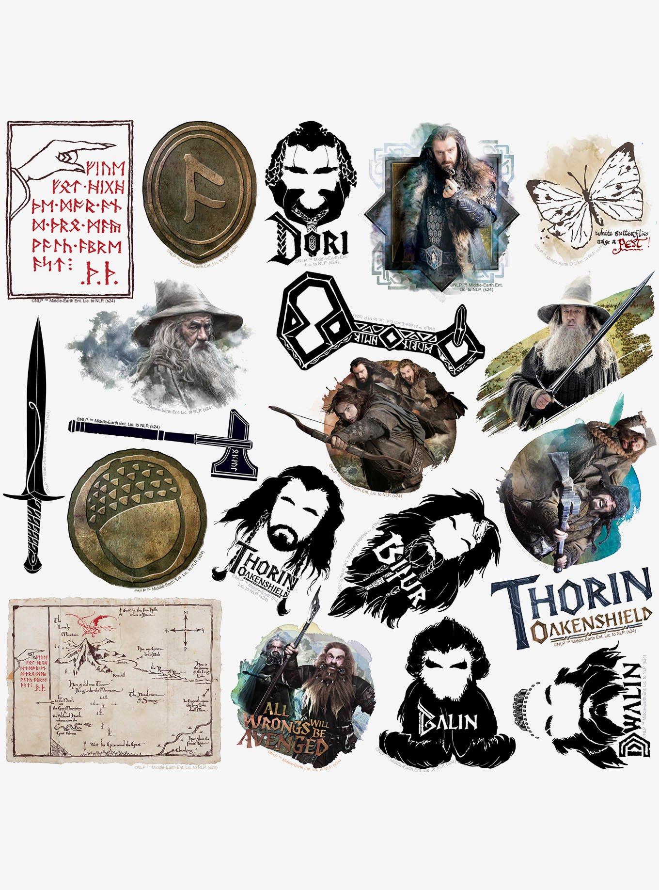 The Hobbit: An Unexpected Journey 100ct Vinyl Stickers Variety Pack, , alternate