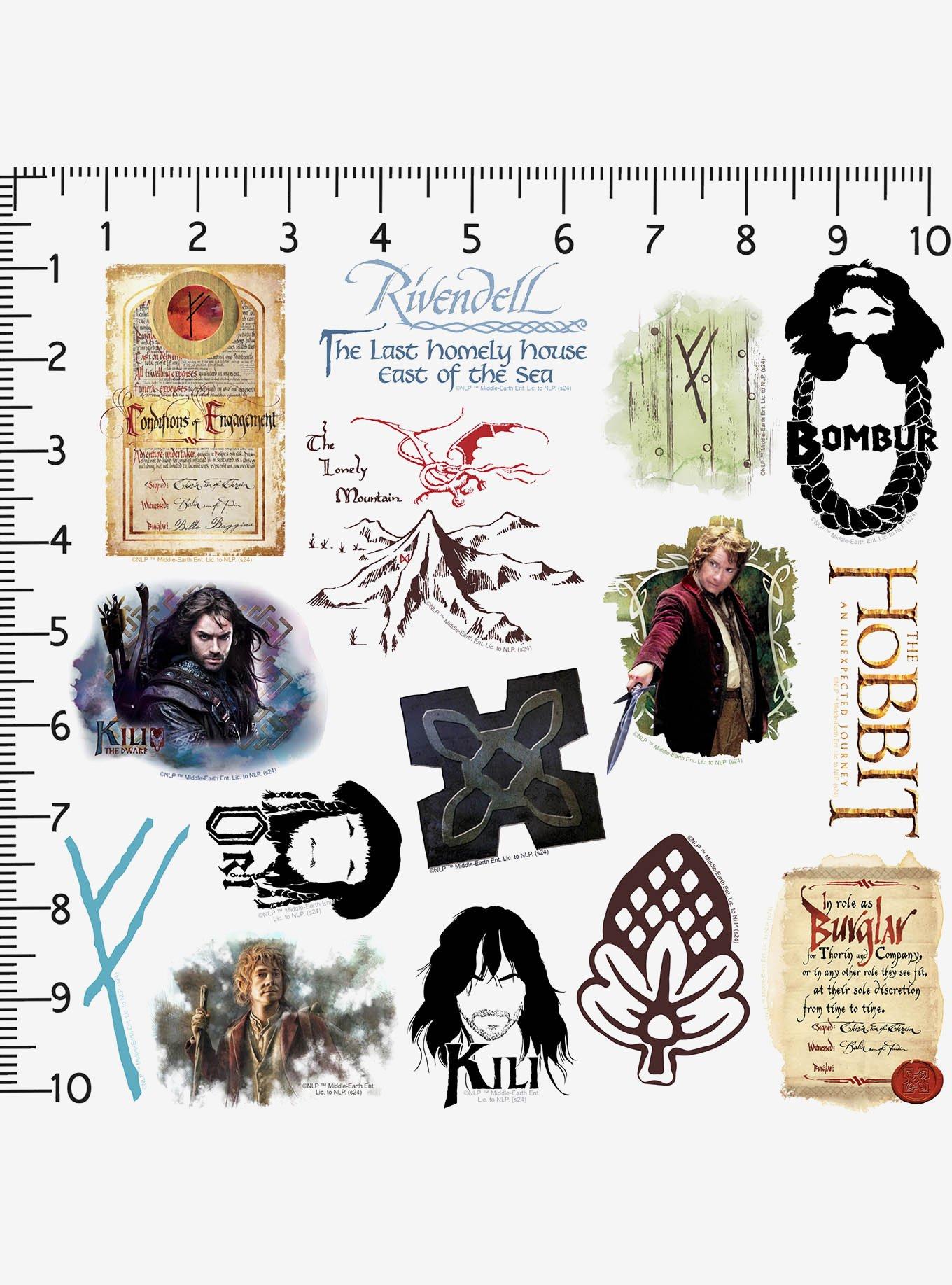 The Hobbit: An Unexpected Journey 100ct Vinyl Stickers Variety Pack, , alternate