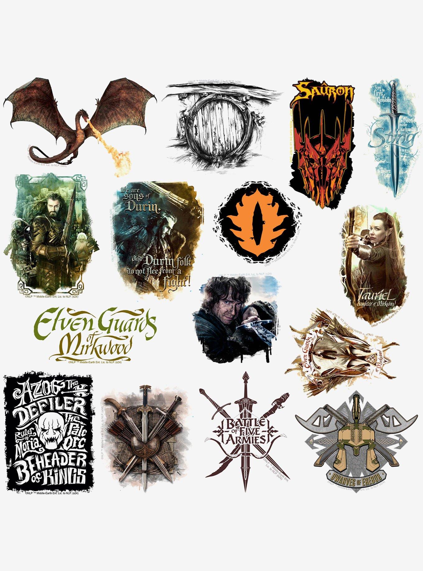 The Hobbit: Battle of the Five Armies 100ct Vinyl Stickers Variety Pack, , alternate