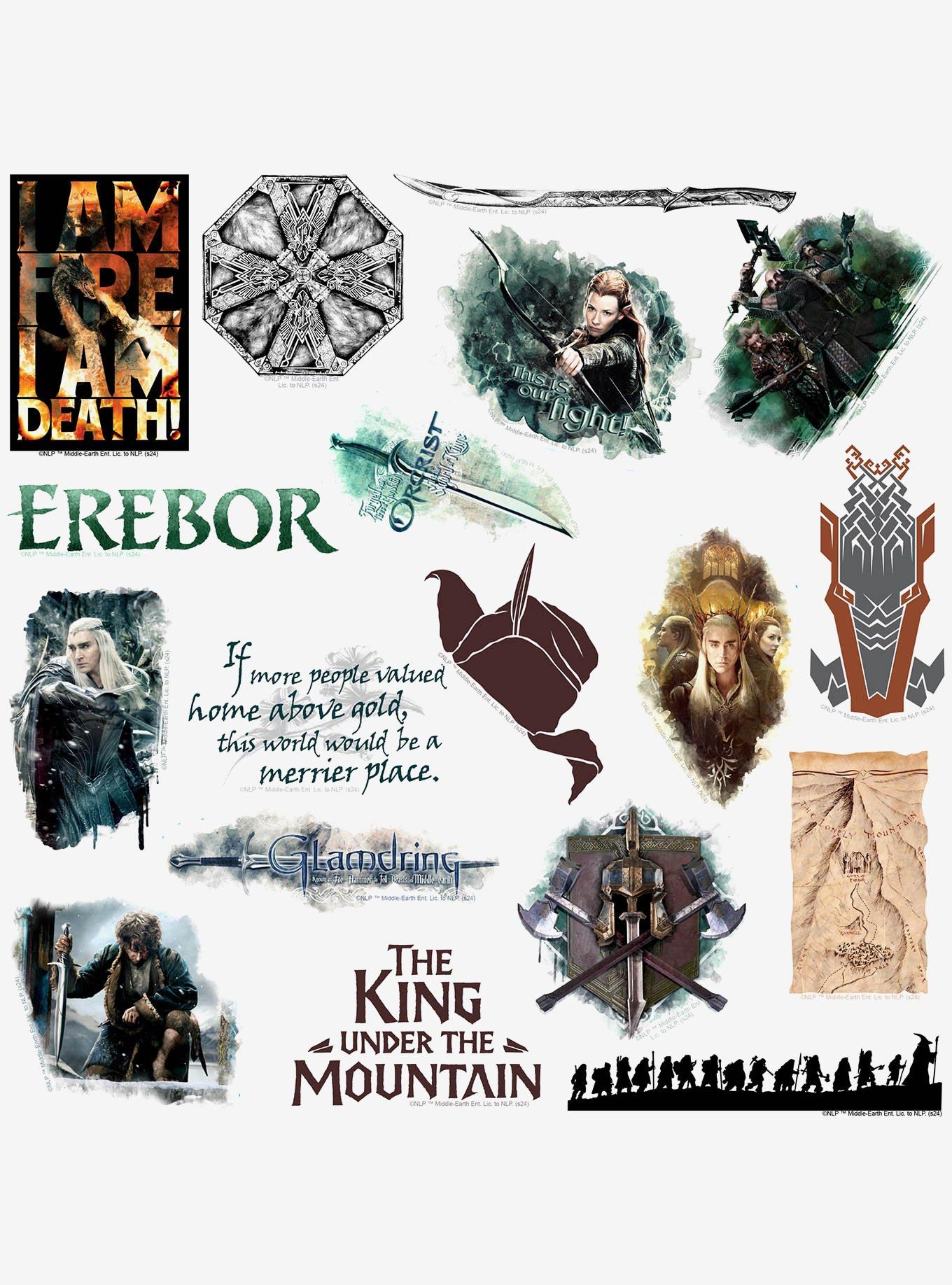The Hobbit: Battle of the Five Armies 100ct Vinyl Stickers Variety Pack, , alternate