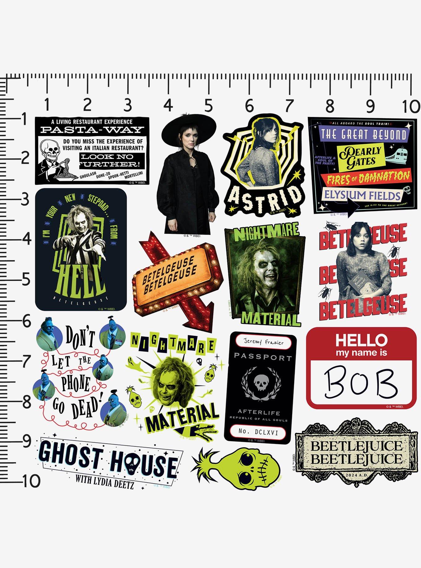 Beetlejuice Beetlejuice 100ct Vinyl Stickers Variety Pack, , alternate
