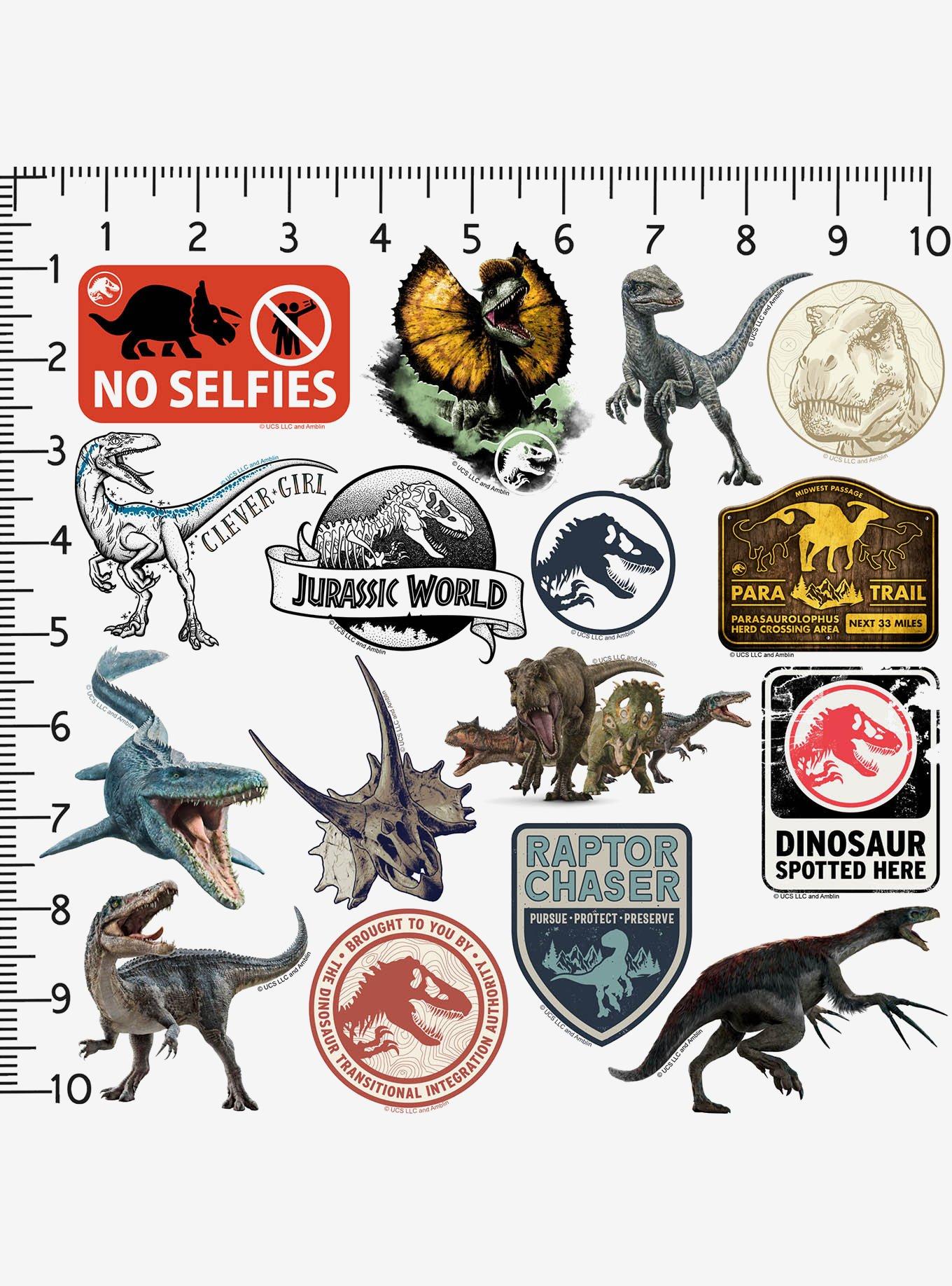 Jurassic World 100ct Vinyl Stickers Variety Pack, , alternate
