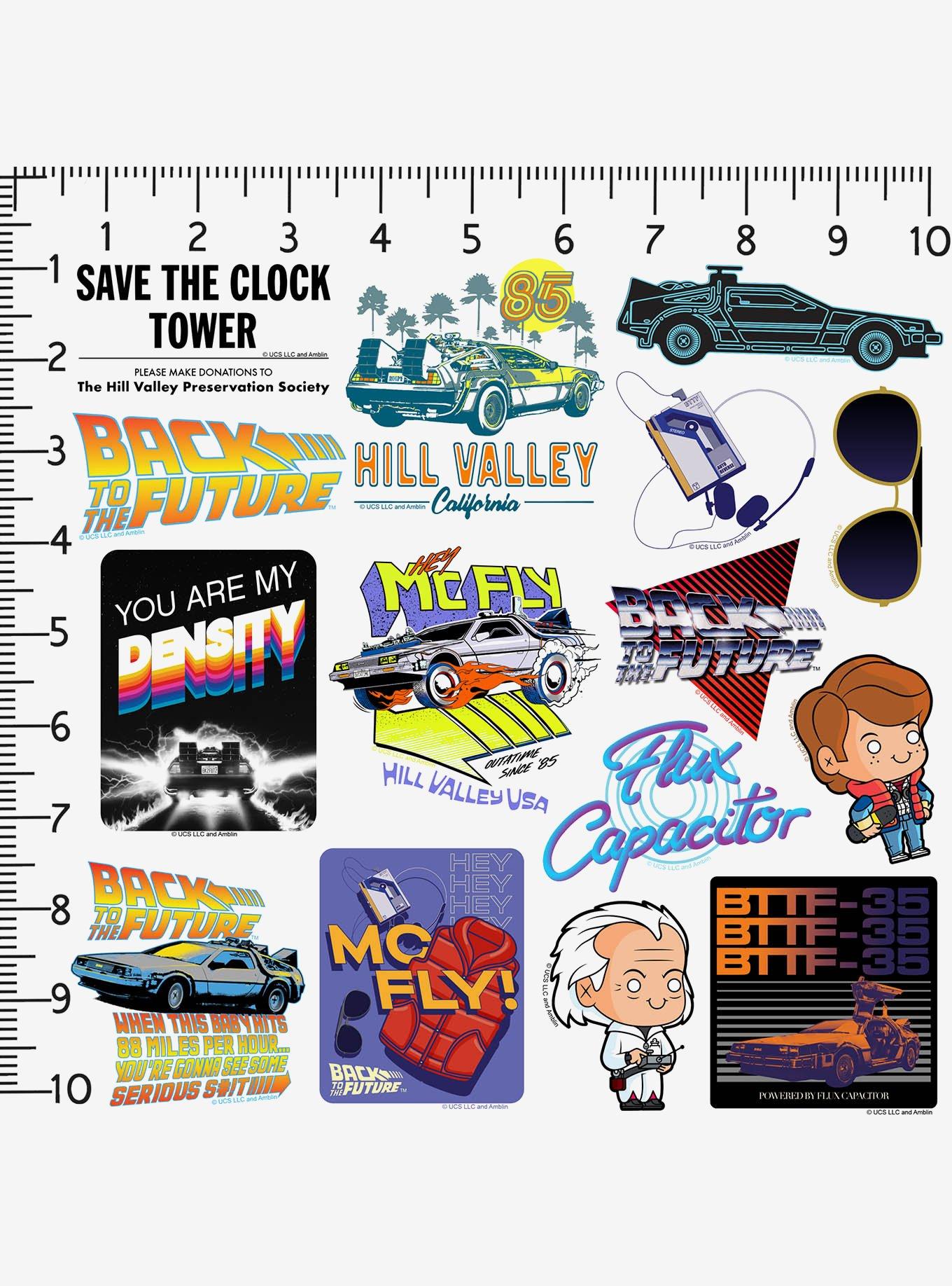 Back to the Future 100ct Vinyl Stickers Variety Pack, , hi-res