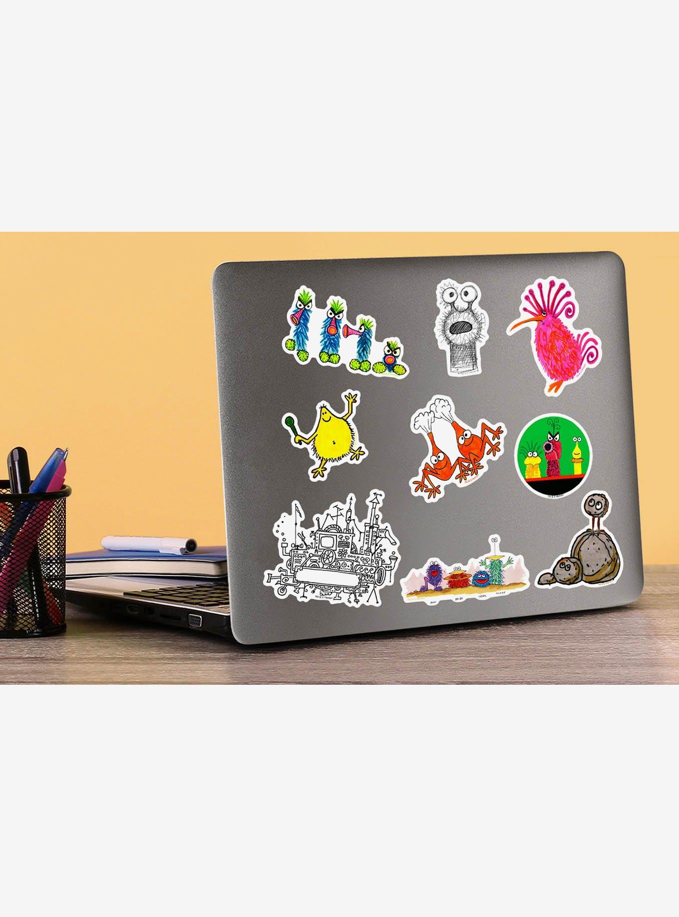 Jim Henson Signature Collection 100ct Vinyl Stickers Variety Pack, , hi-res