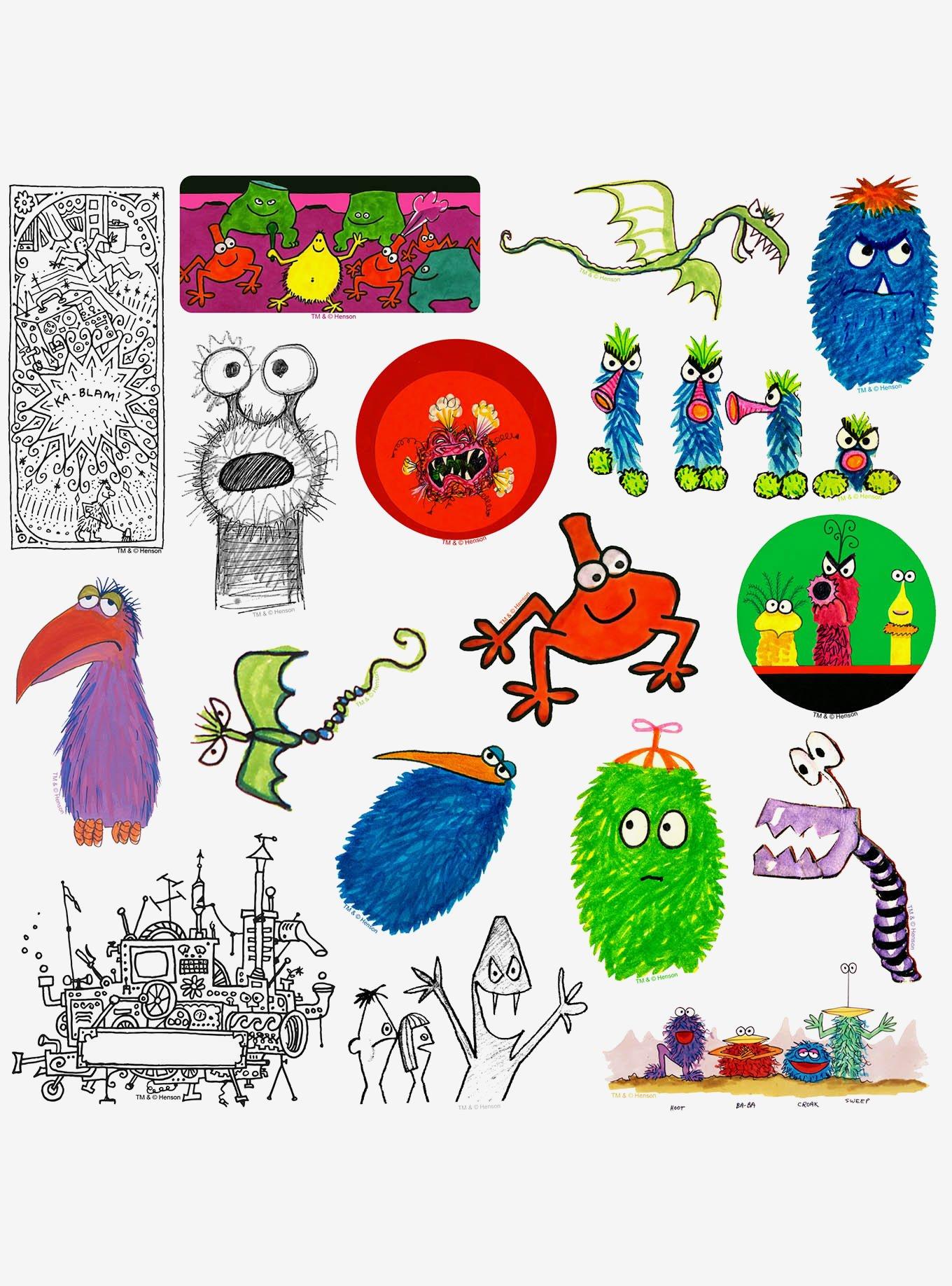 Jim Henson Signature Collection 100ct Vinyl Stickers Variety Pack, , alternate