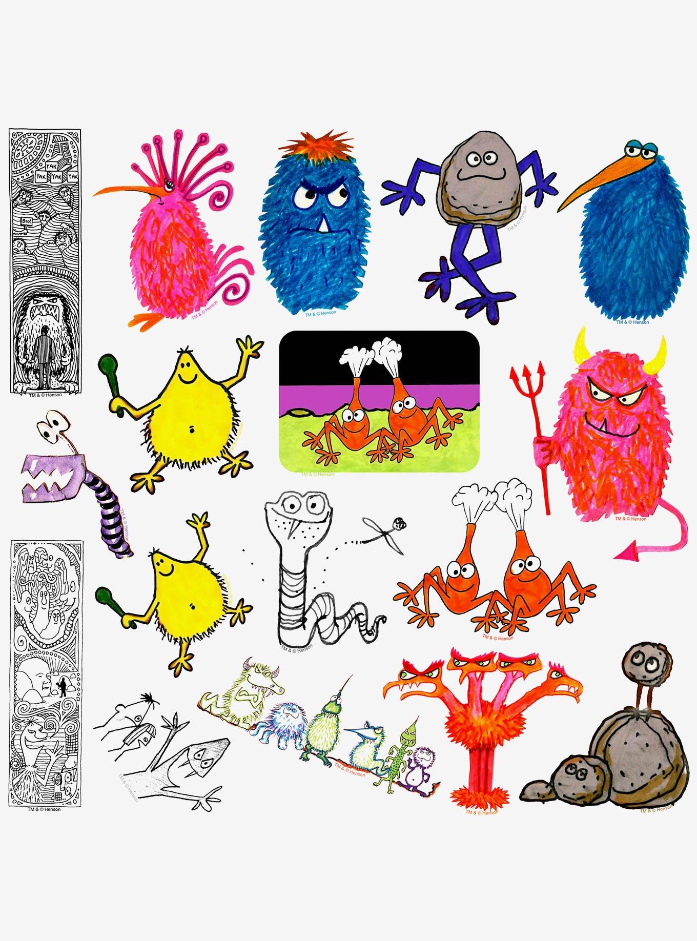 Jim Henson Signature Collection 100ct Vinyl Stickers Variety Pack, , alternate
