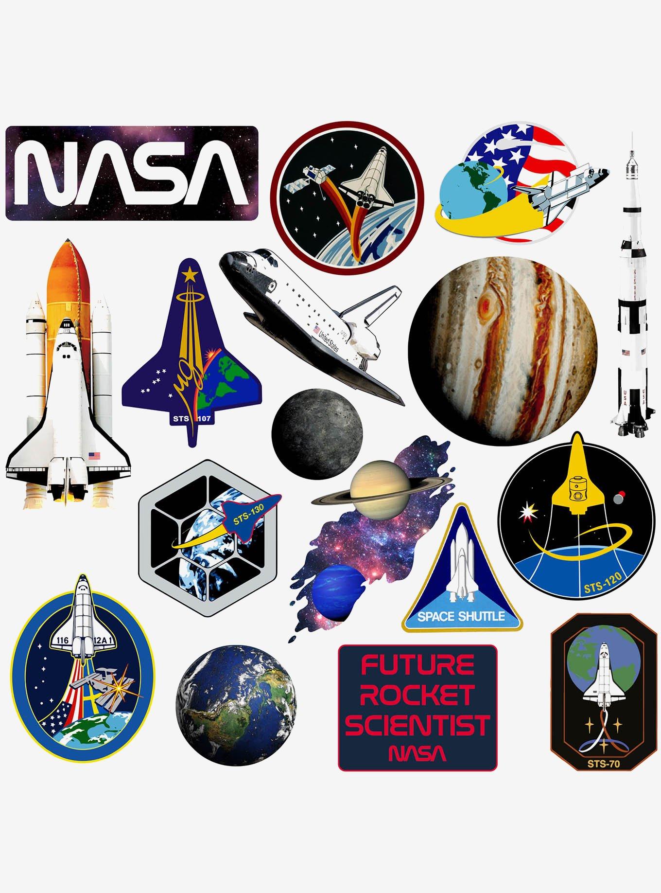 NASA Missions 100ct Vinyl Stickers Variety Pack, , alternate