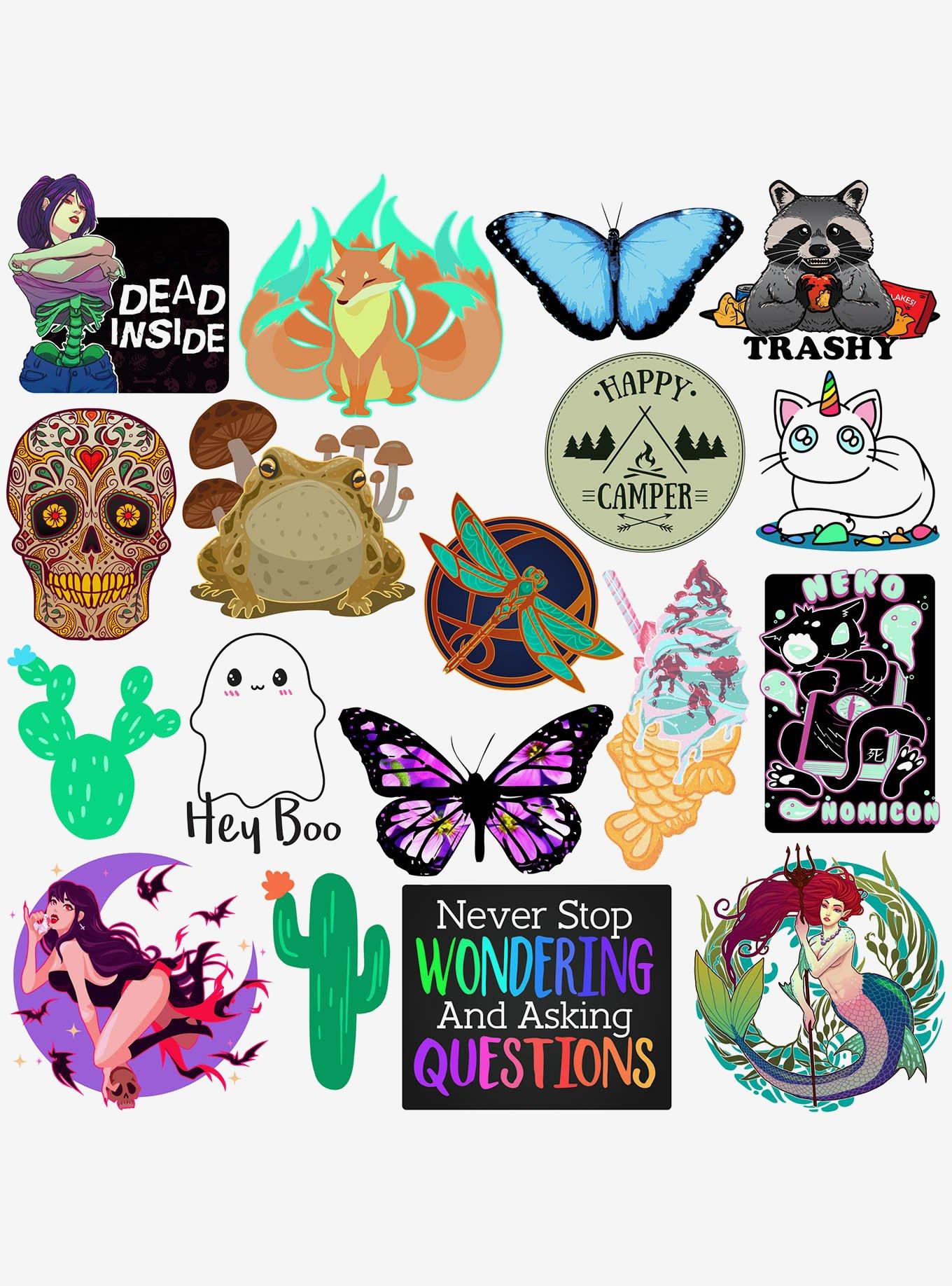 Random Cool Sticker Decals 100ct Vinyl Stickers Variety Pack, , alternate