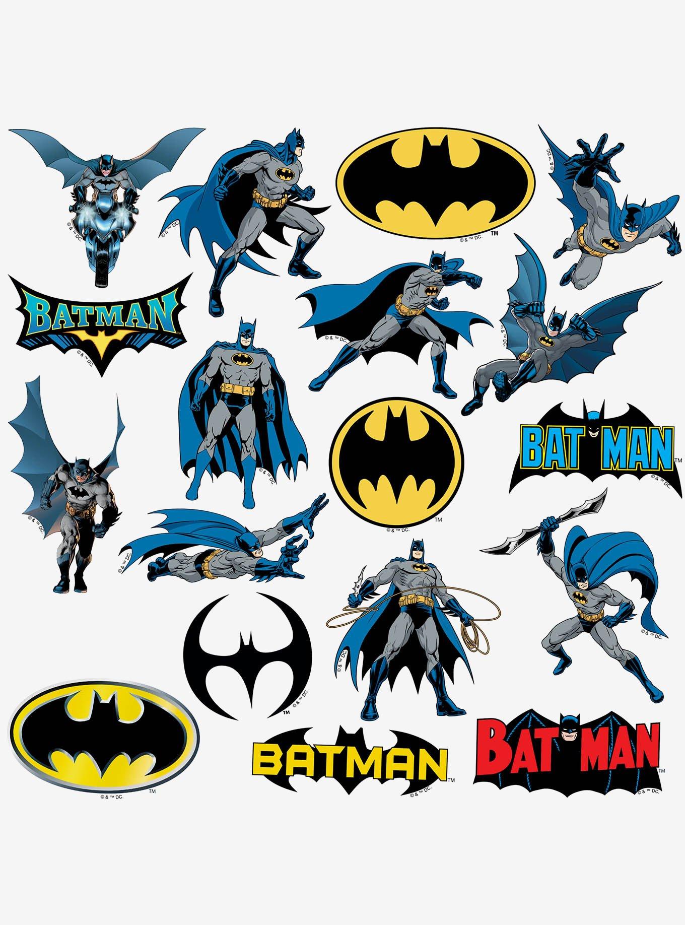 DC Comics Batman Character Poses 100ct Vinyl Stickers Variety Pack, , alternate