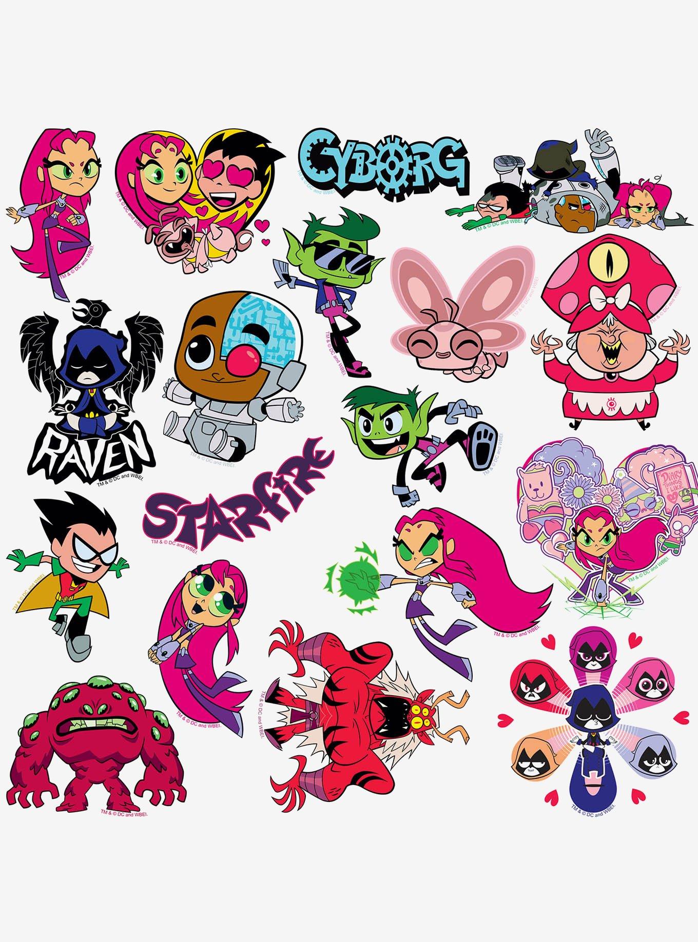 Teen Titans Go! 100ct Vinyl Stickers Variety Pack, , alternate