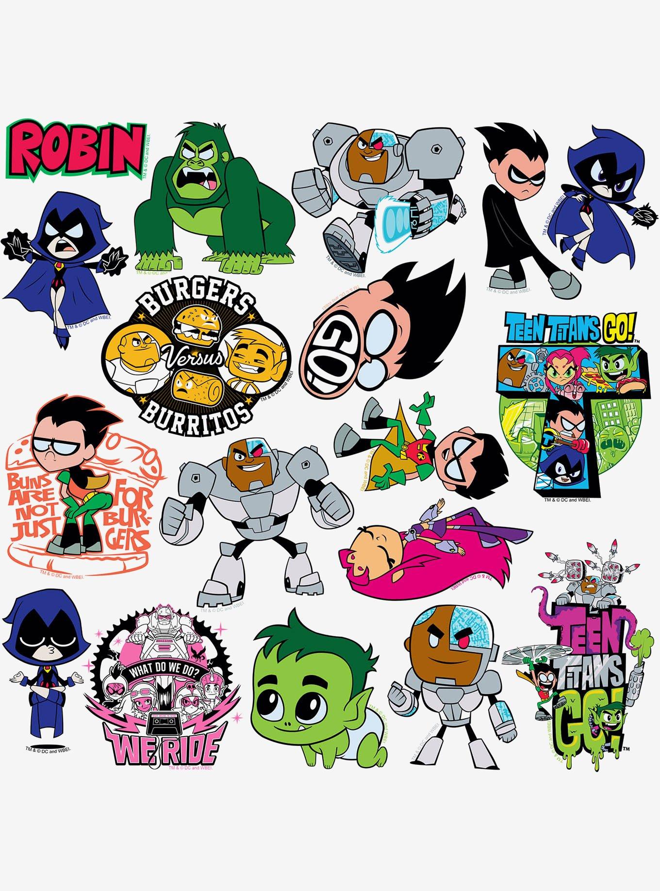 Teen Titans Go! 100ct Vinyl Stickers Variety Pack, , alternate