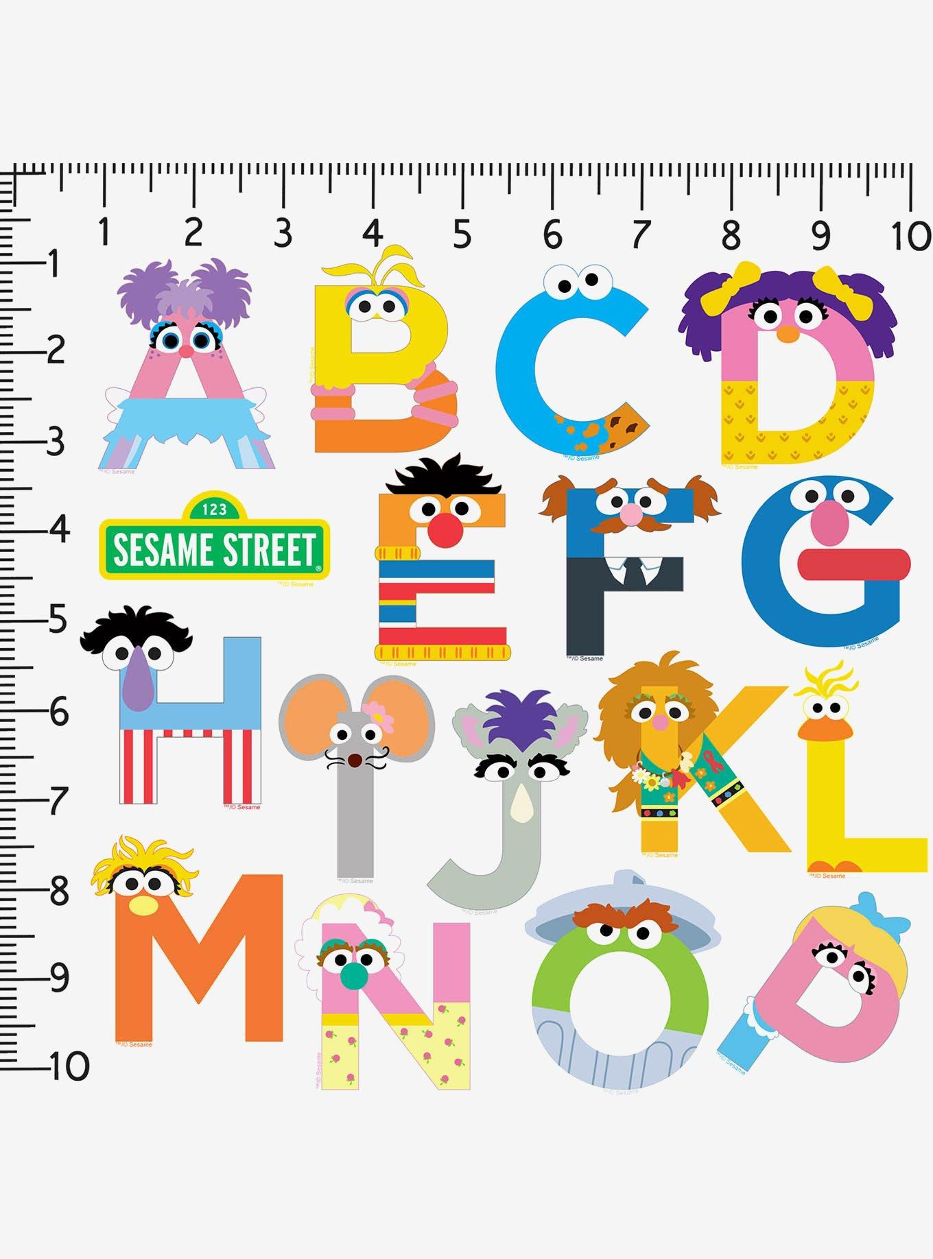 Sesame Street Alphabet 100ct Vinyl Stickers Variety Pack, , hi-res