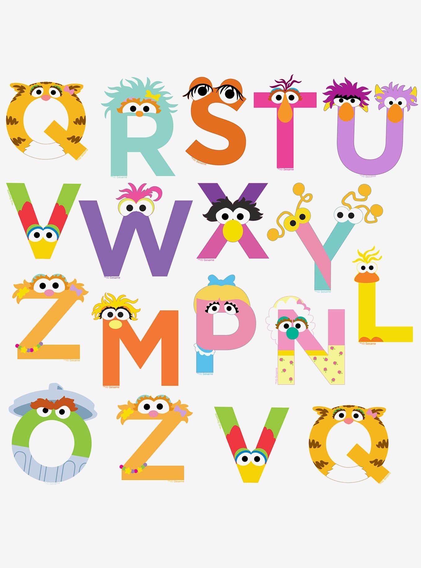 Sesame Street Alphabet 100ct Vinyl Stickers Variety Pack, , alternate