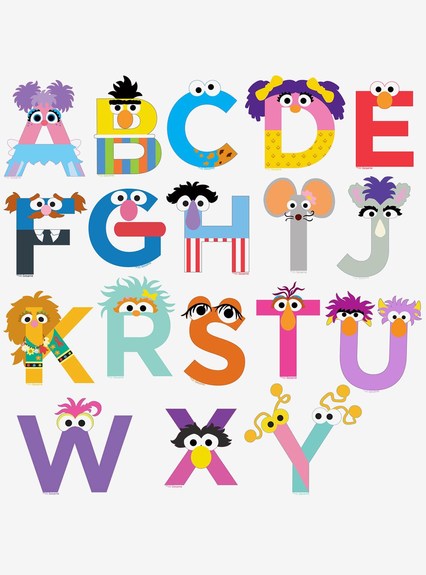 Sesame Street Alphabet 100ct Vinyl Stickers Variety Pack, , alternate