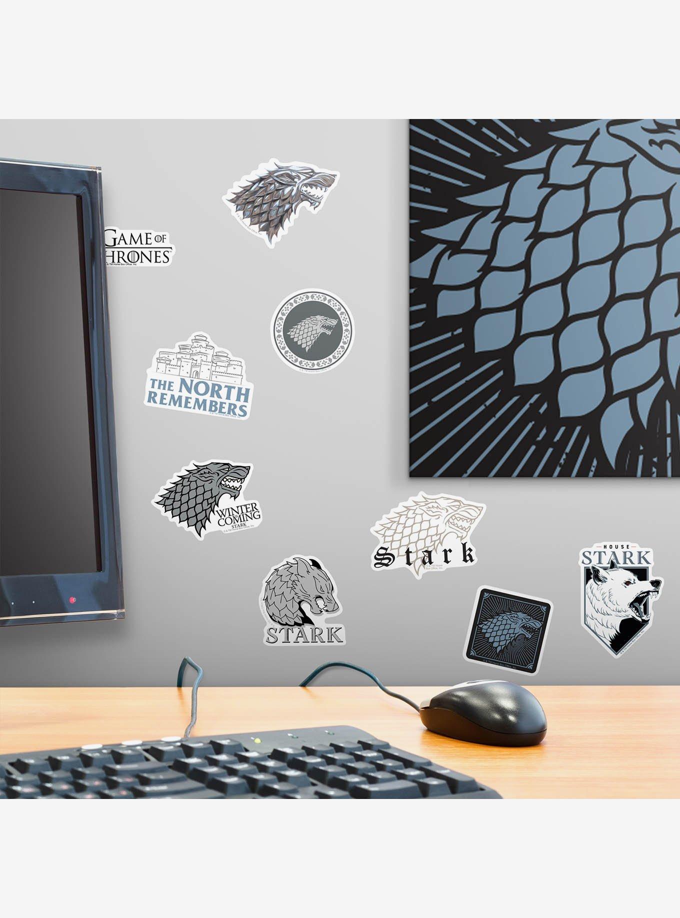 Game of Thrones House Stark 100ct Vinyl Stickers Variety Pack, , alternate
