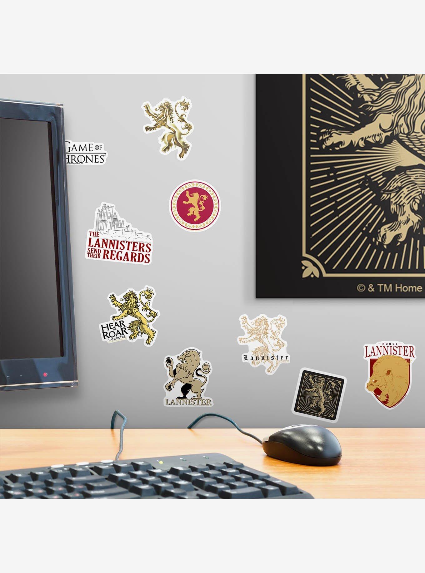 Game of Thrones House Lannister 100ct Vinyl Stickers Variety Pack, , alternate