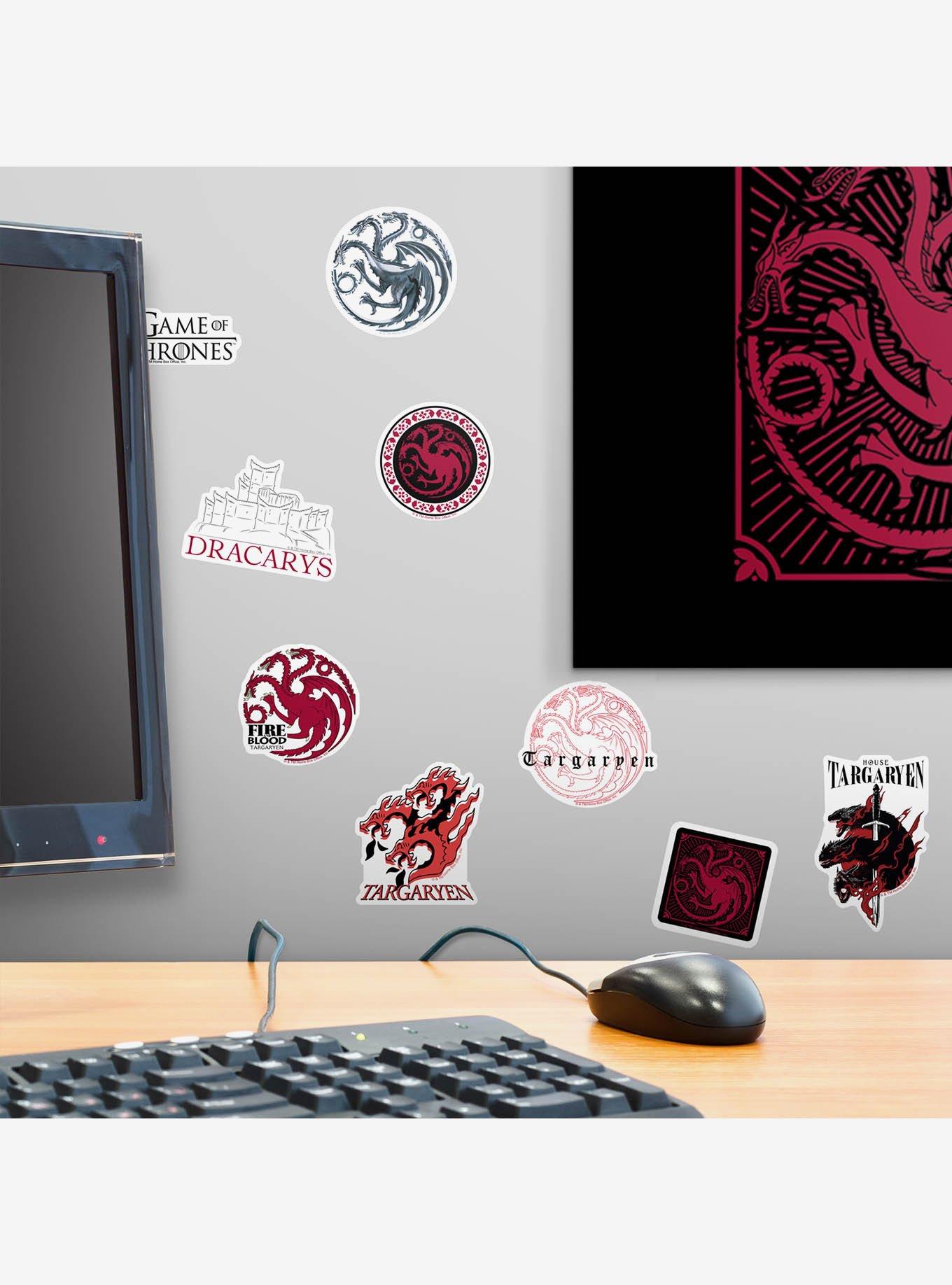 Game of Thrones House Targaryen 100ct Vinyl Stickers Variety Pack, , alternate