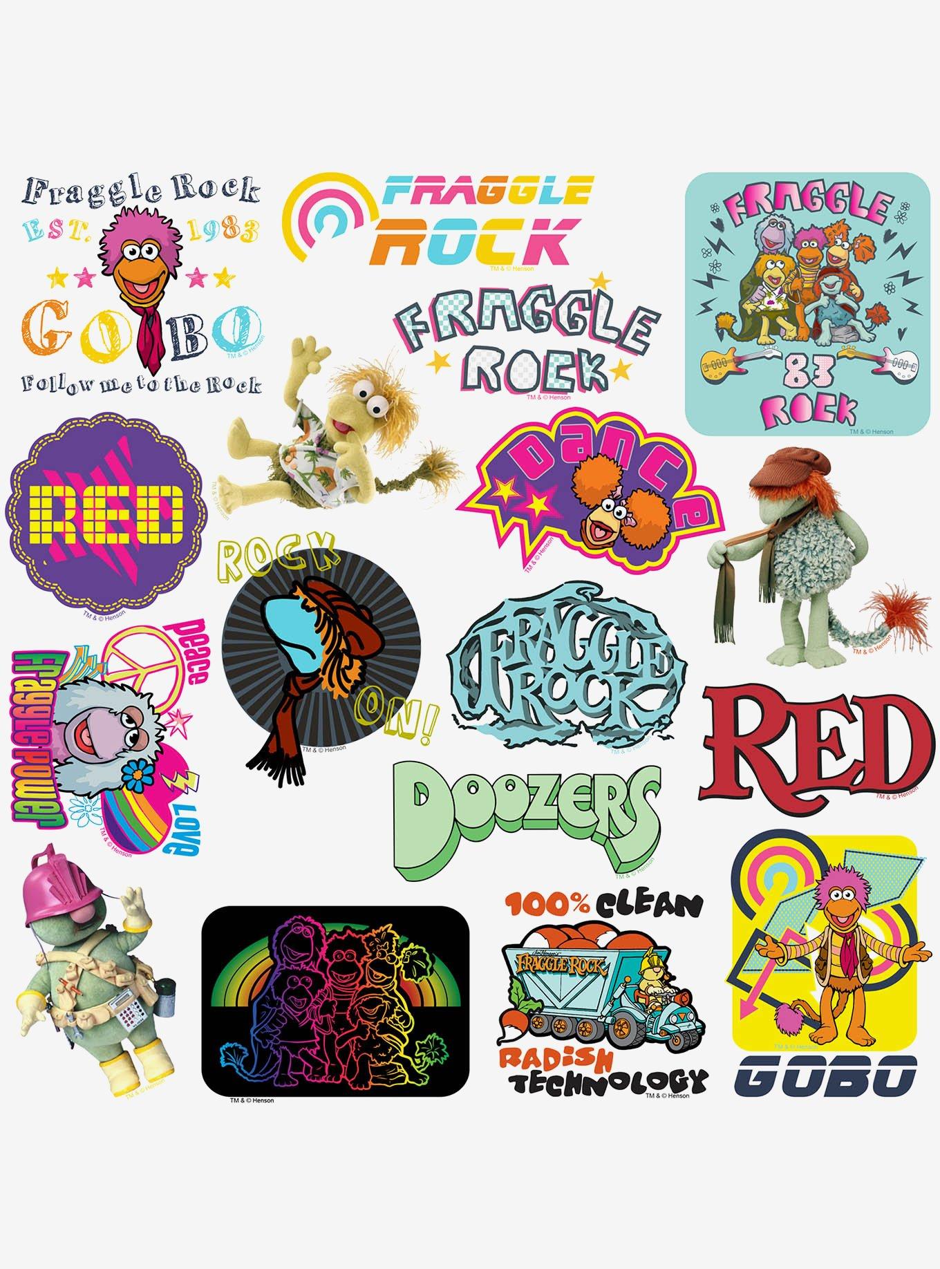 Fraggle Rock 100ct Vinyl Stickers Variety Pack, , alternate