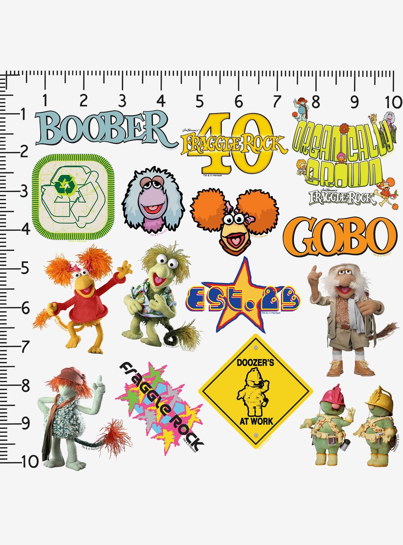 Fraggle Rock 100ct Vinyl Stickers Variety Pack, , alternate