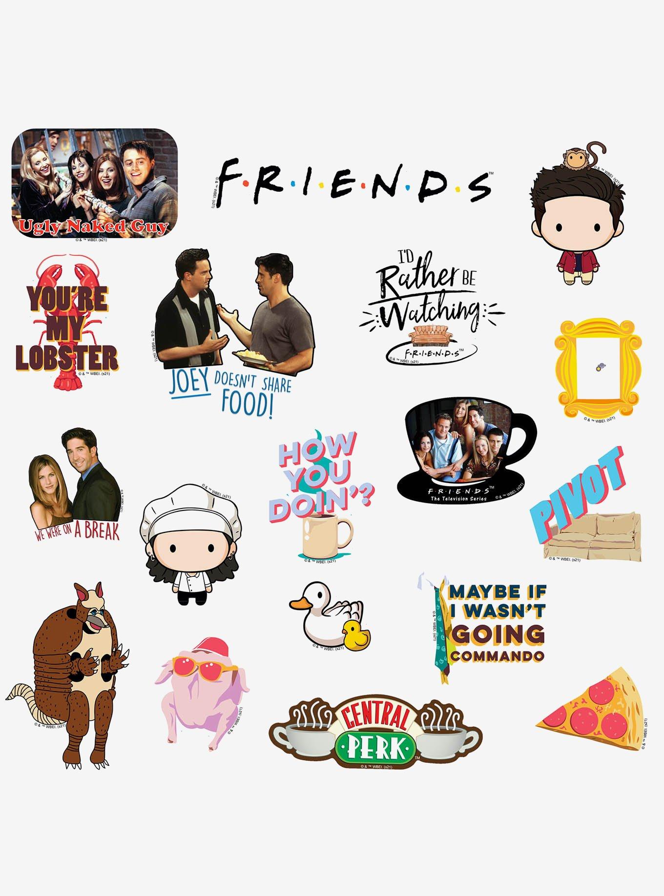 Friends 100ct Vinyl Stickers Variety Pack, , alternate