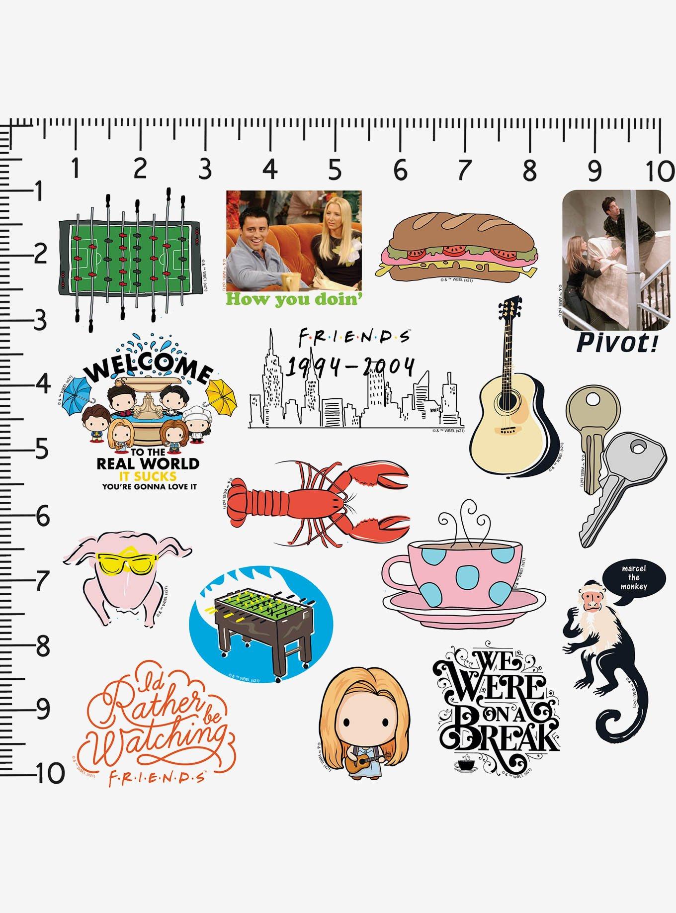 Friends 100ct Vinyl Stickers Variety Pack, , alternate