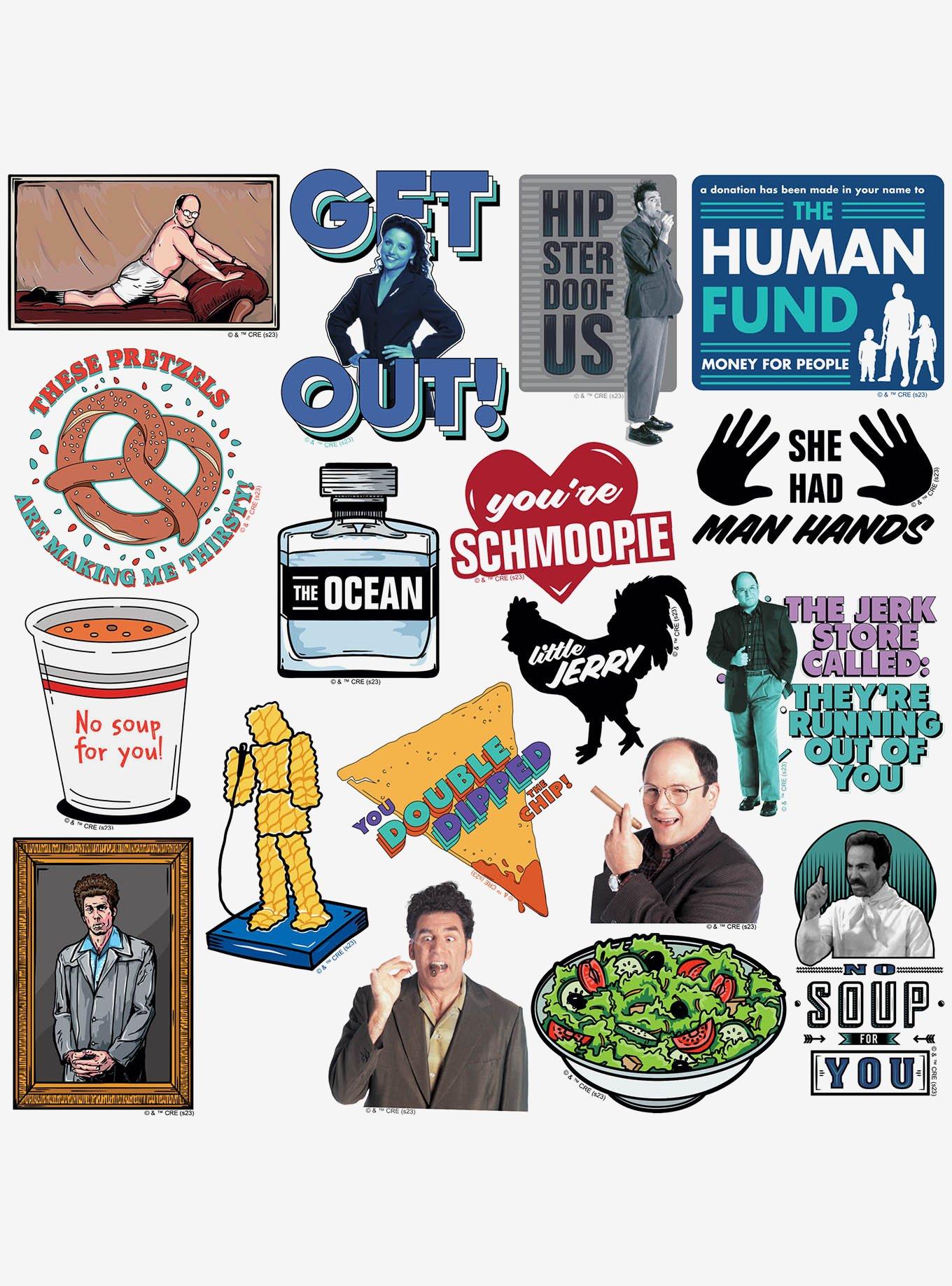 Seinfeld 100ct Vinyl Stickers Variety Pack, , alternate
