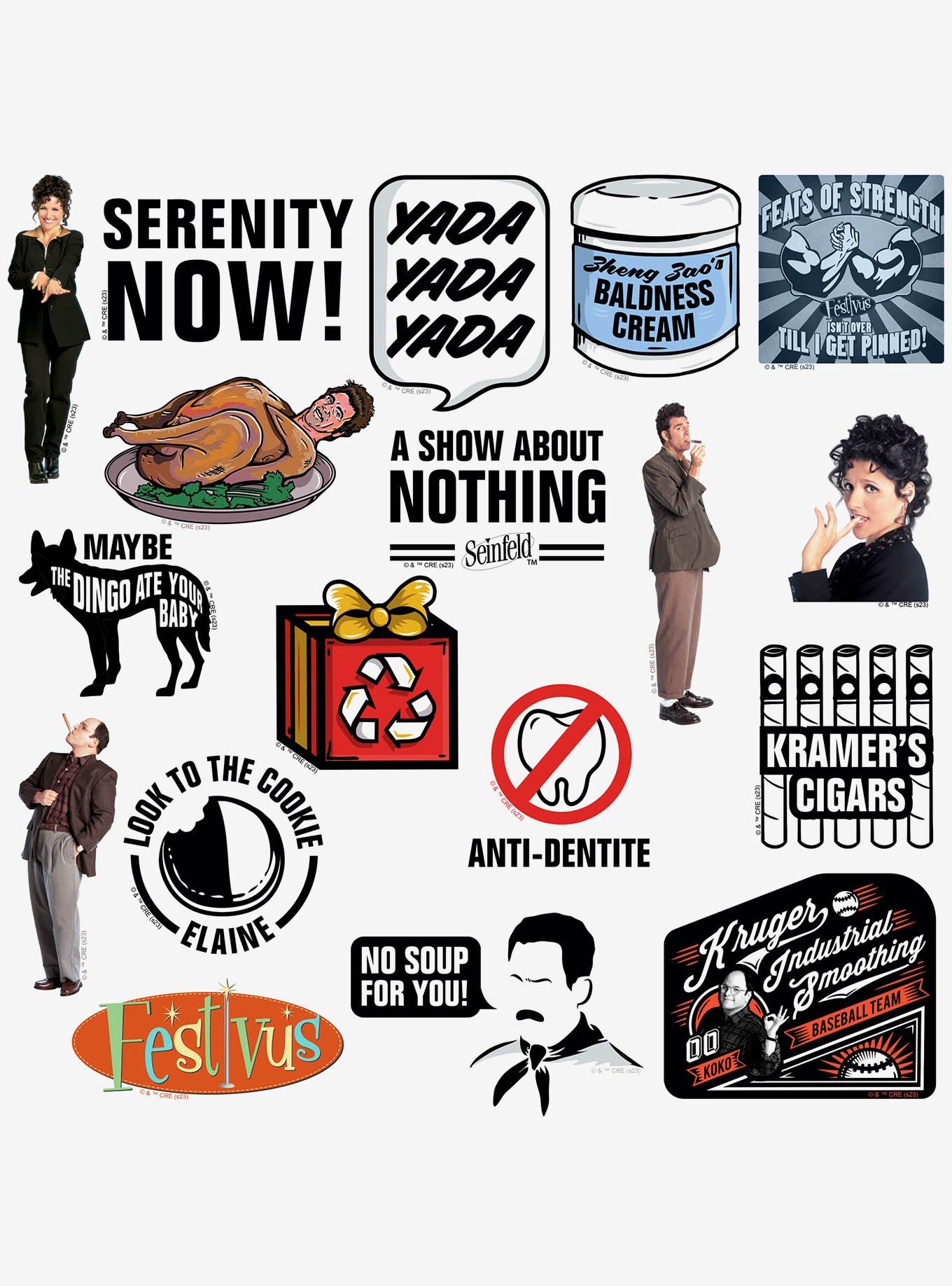 Seinfeld 100ct Vinyl Stickers Variety Pack, , alternate