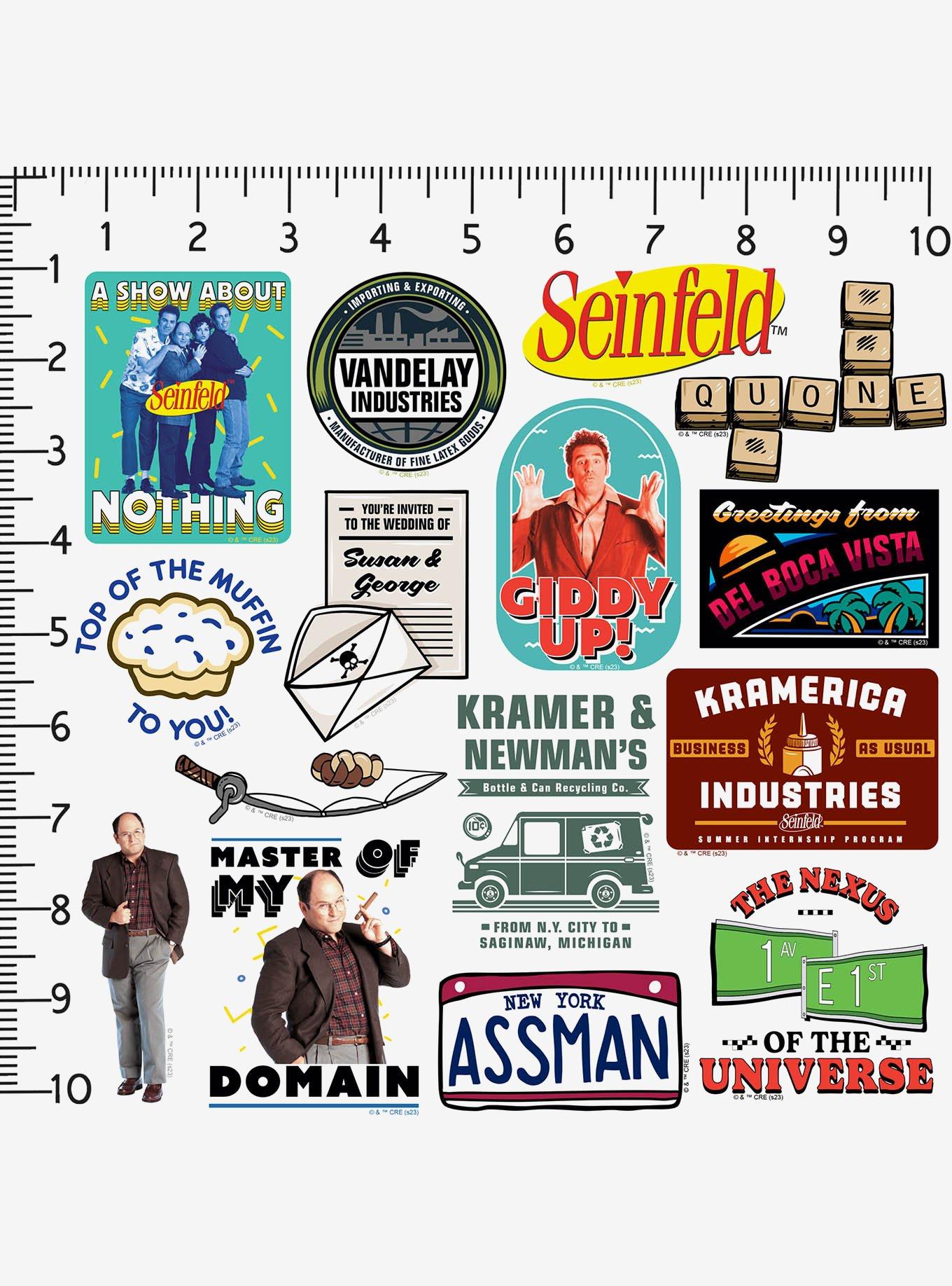Seinfeld 100ct Vinyl Stickers Variety Pack, , alternate