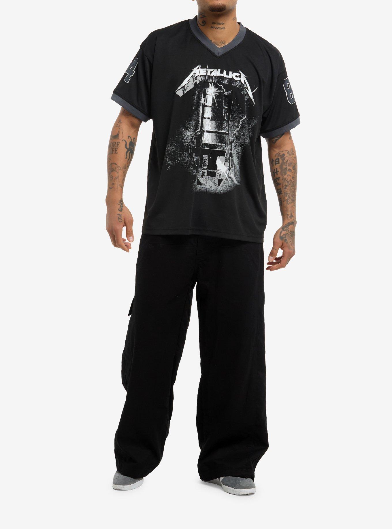 Metallica Ride The Lightning Football Jersey, , hi-res