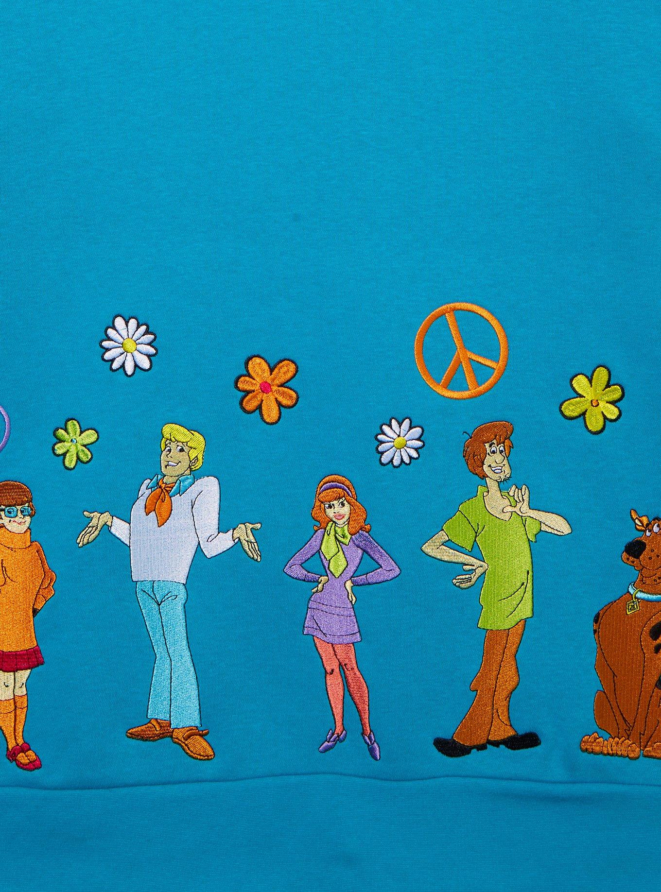 Scooby-Doo! Mystery Gang Embroidered Crewneck - BoxLunch Exclusive, , alternate