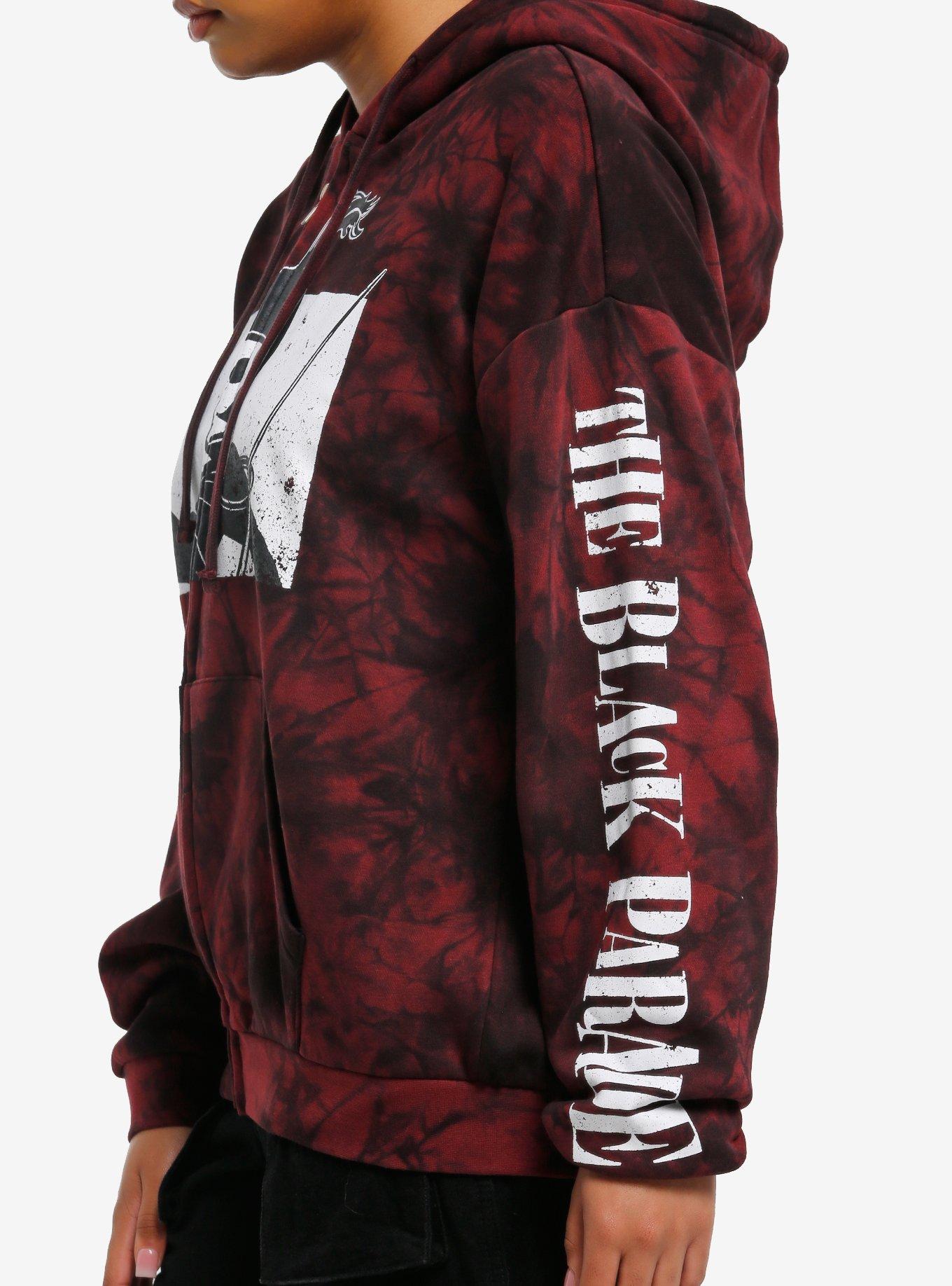My Chemical Romance The Black Parade Red Tie-Dye Hoodie, RED, alternate