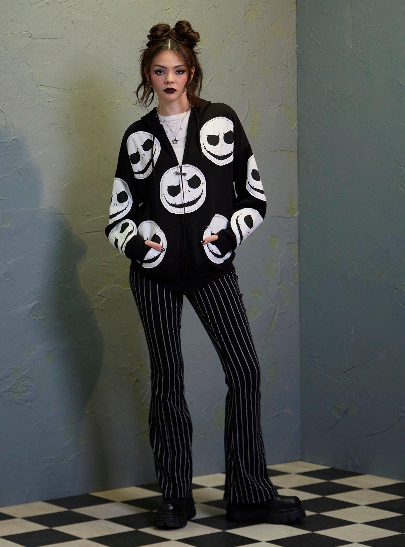 Her Universe The Nightmare Before Christmas Jack Faces Oversized Hoodie, , hi-res