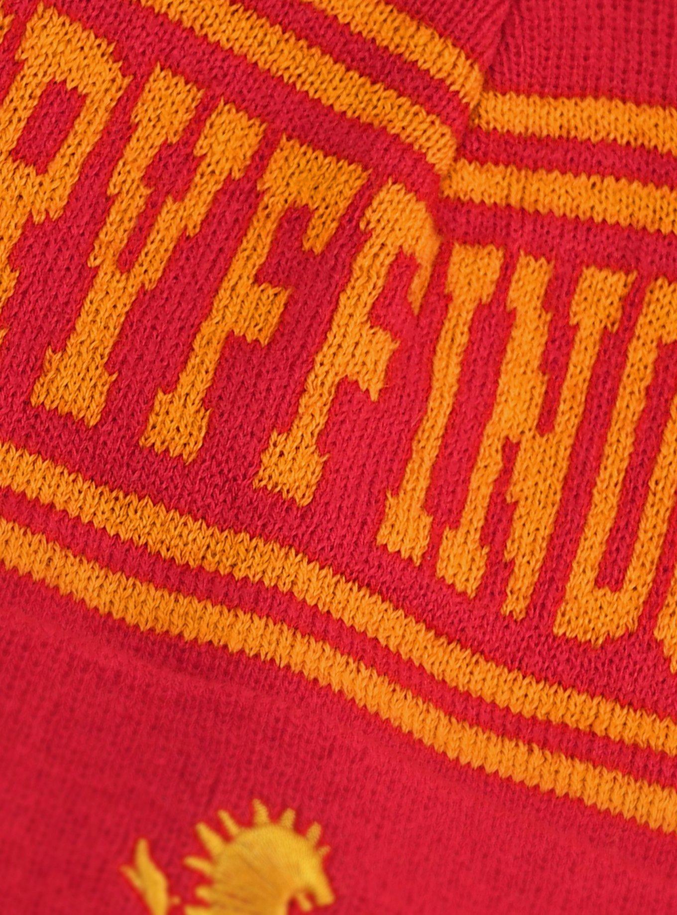 Harry Potter Gryffindor Pom Knit Beanie, , alternate