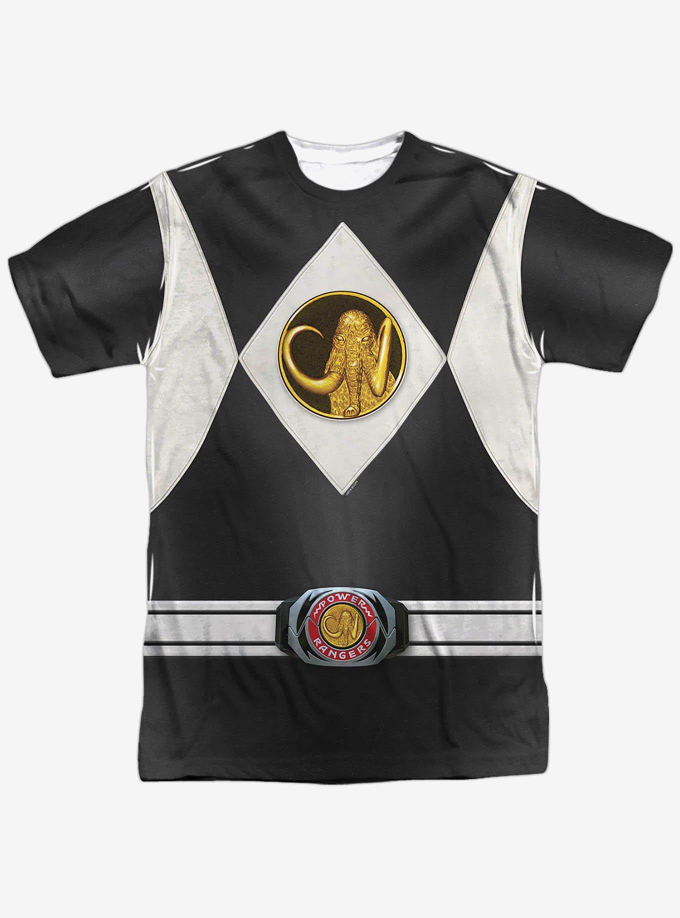 Mighty Morphin' Power Rangers Black Ranger Sublimated T-Shirt