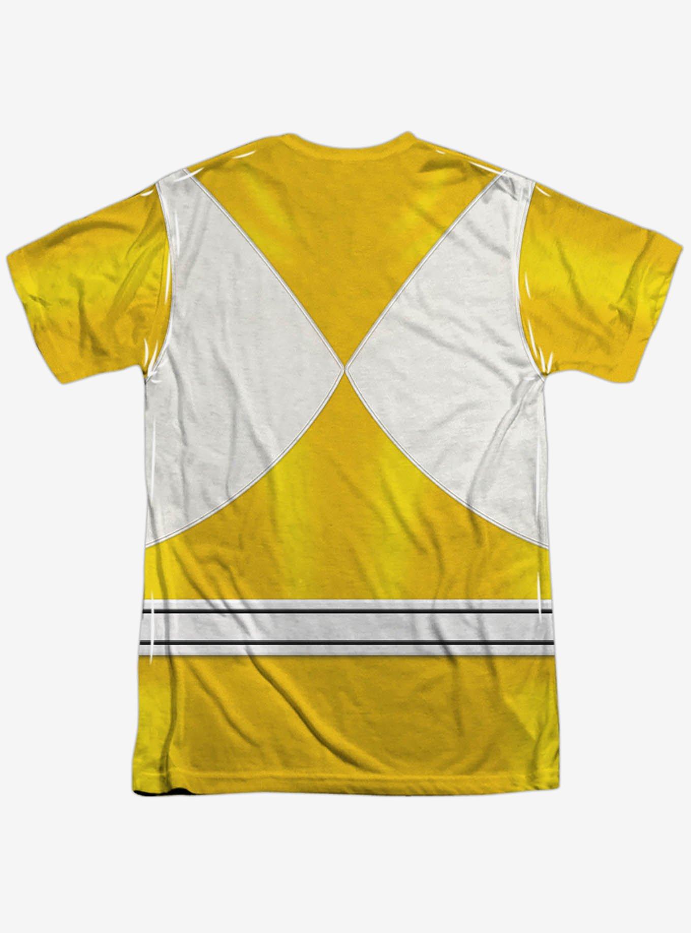 Mighty Morphin' Power Rangers Yellow Ranger Sublimated T-Shirt, MULTI, alternate