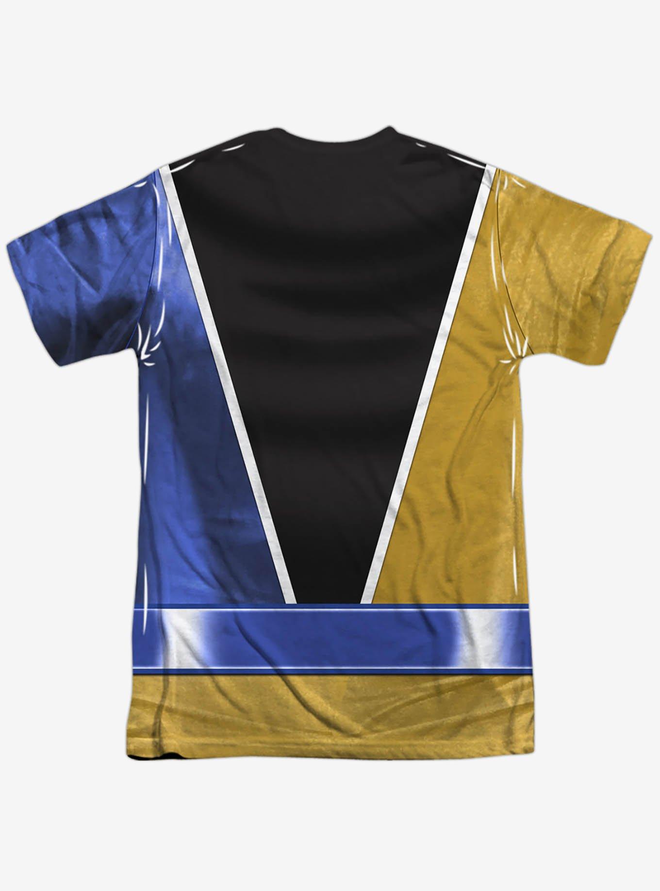 Mighty Morphin' Power Rangers Dino Fury Gold Ranger Sublimated T-Shirt, MULTI, alternate