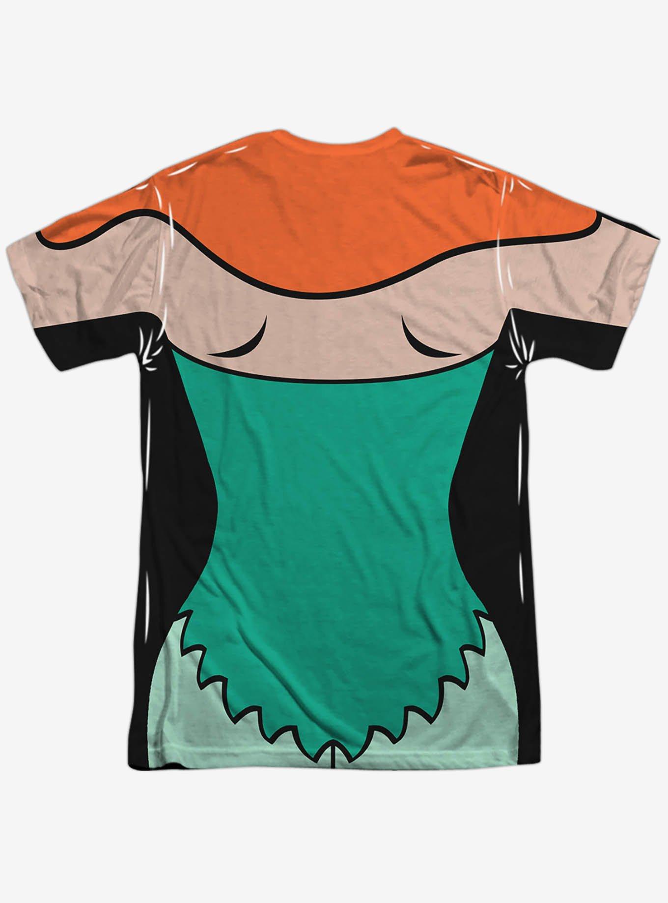 DC Comics Batman The Animated Series Poison Ivy Costume Sublimated T-Shirt, MULTI, alternate