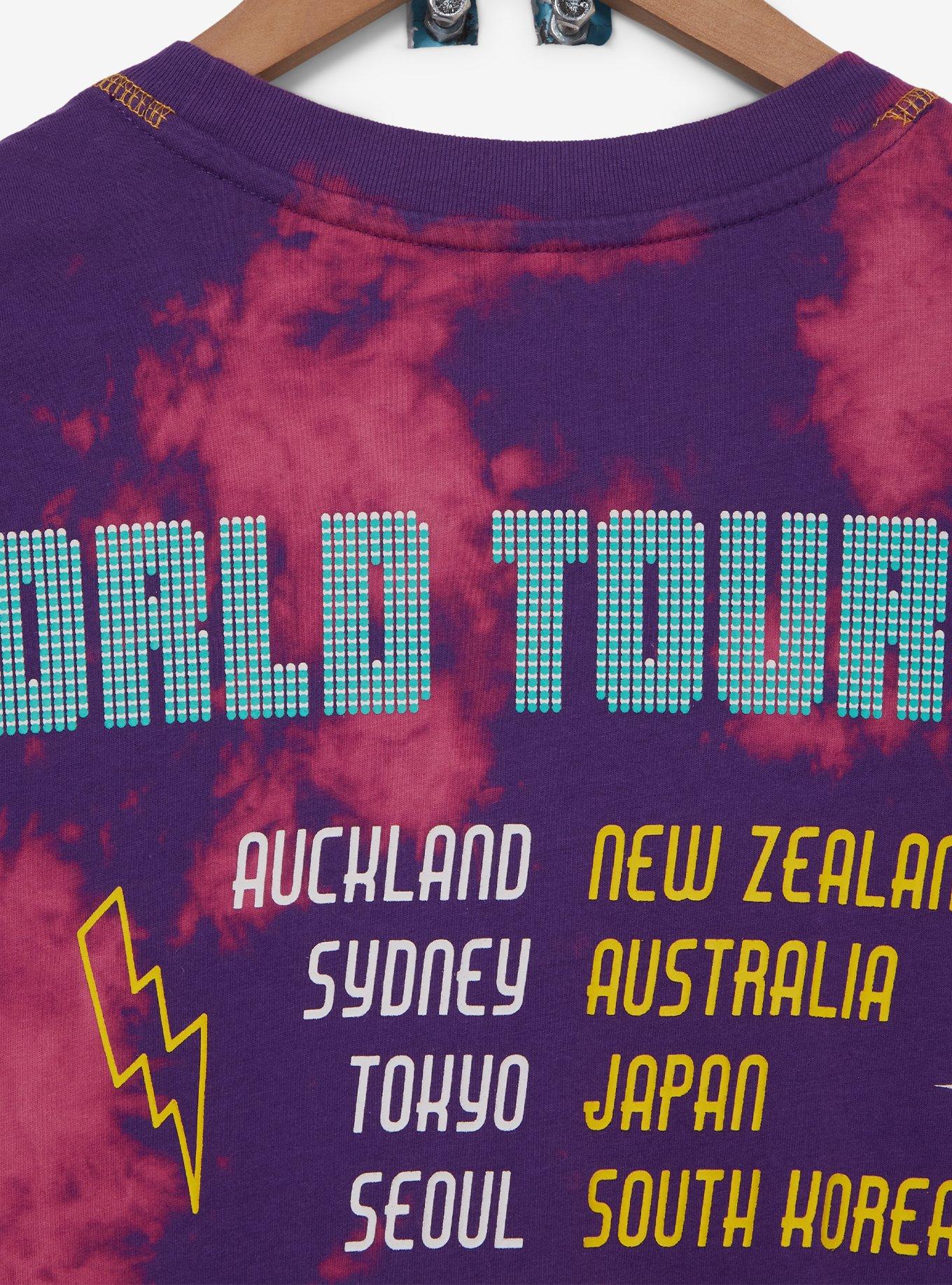 Disney A Goofy Movie Powerline Tie-Dye Plus Size T-Shirt Dress, , alternate