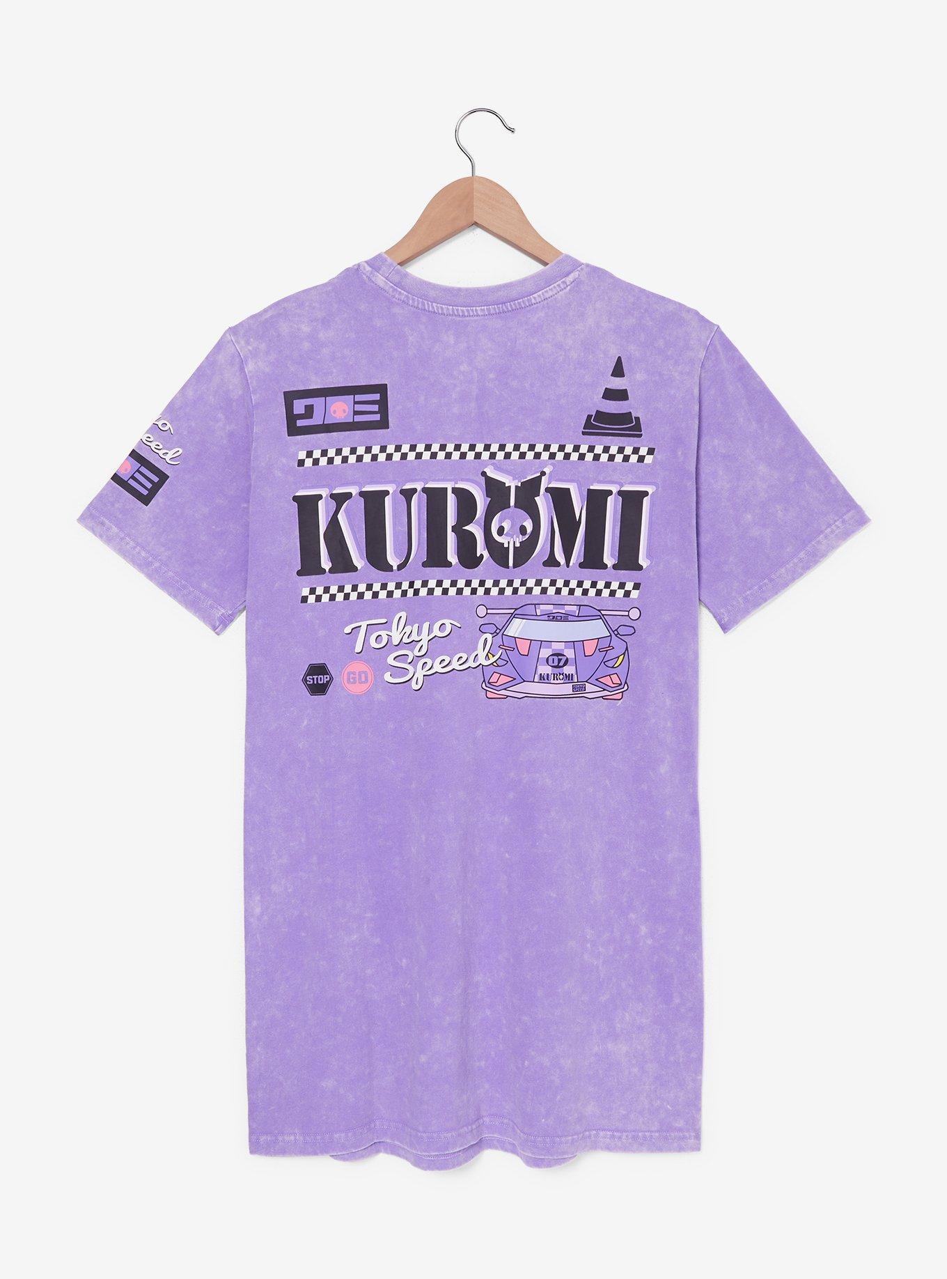 Sanrio Kuromi Racing T-Shirt Dress - BoxLunch Exclusive, , hi-res
