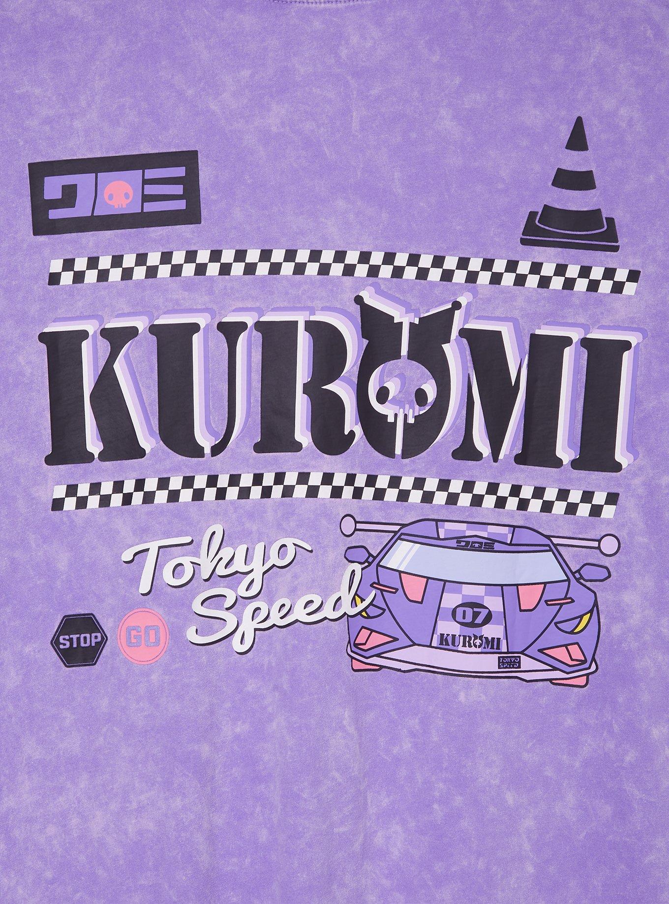 Sanrio Kuromi Racing T-Shirt Dress - BoxLunch Exclusive, , alternate