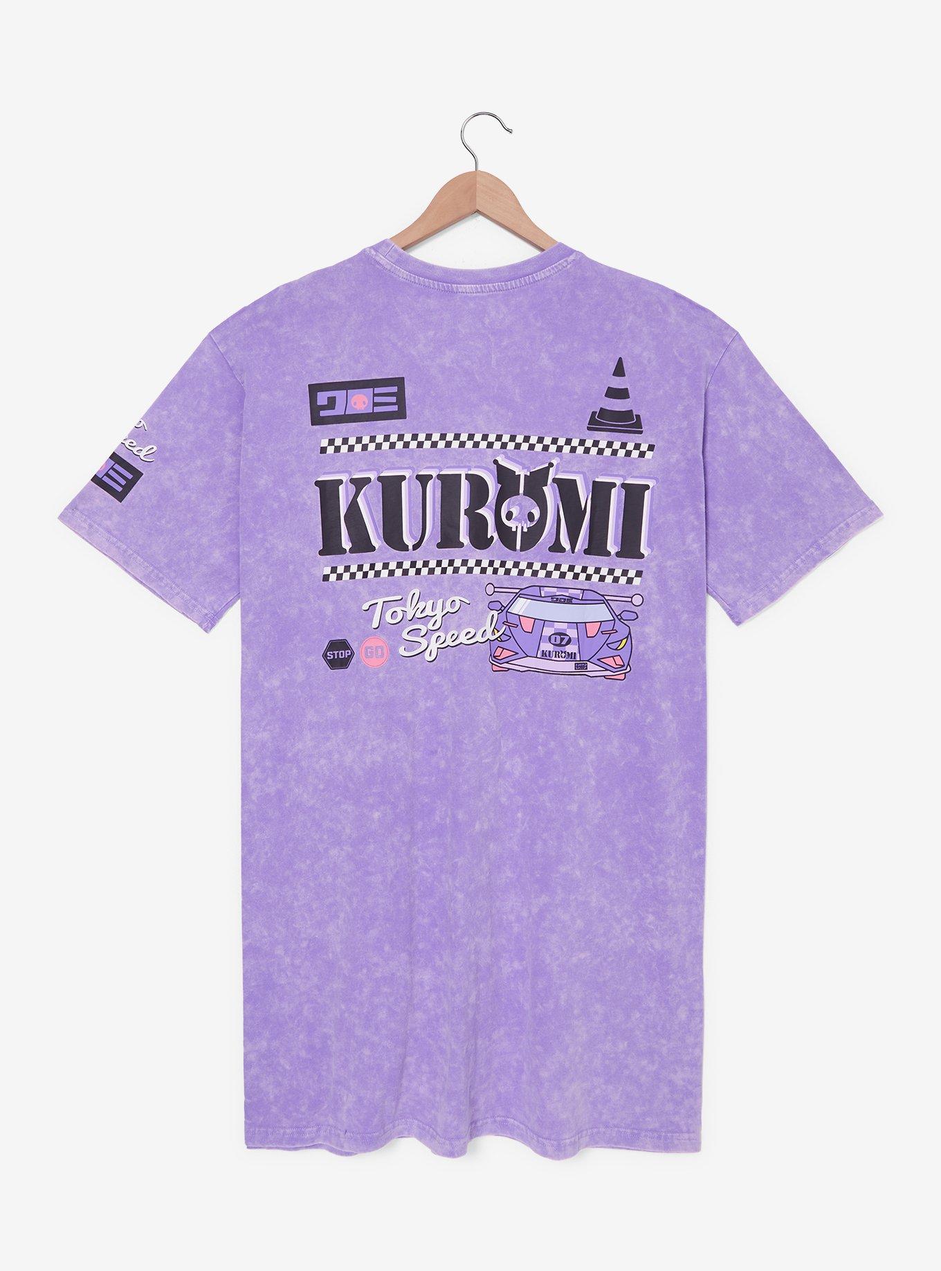 Sanrio Kuromi Racing Plus Size T-Shirt Dress - BoxLunch Exclusive, , hi-res
