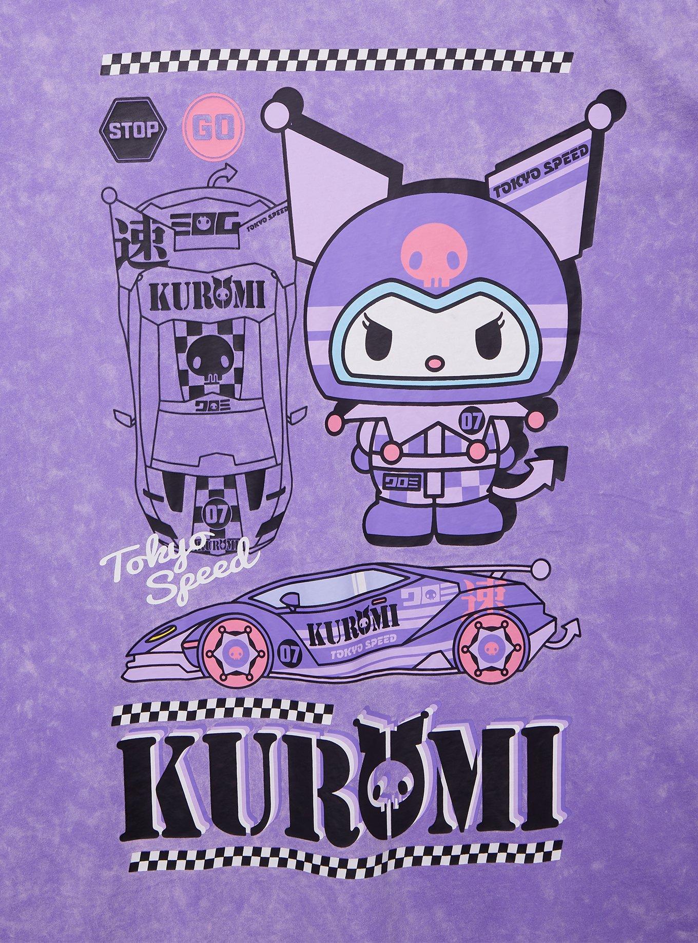 Sanrio Kuromi Racing Plus Size T-Shirt Dress - BoxLunch Exclusive, , alternate