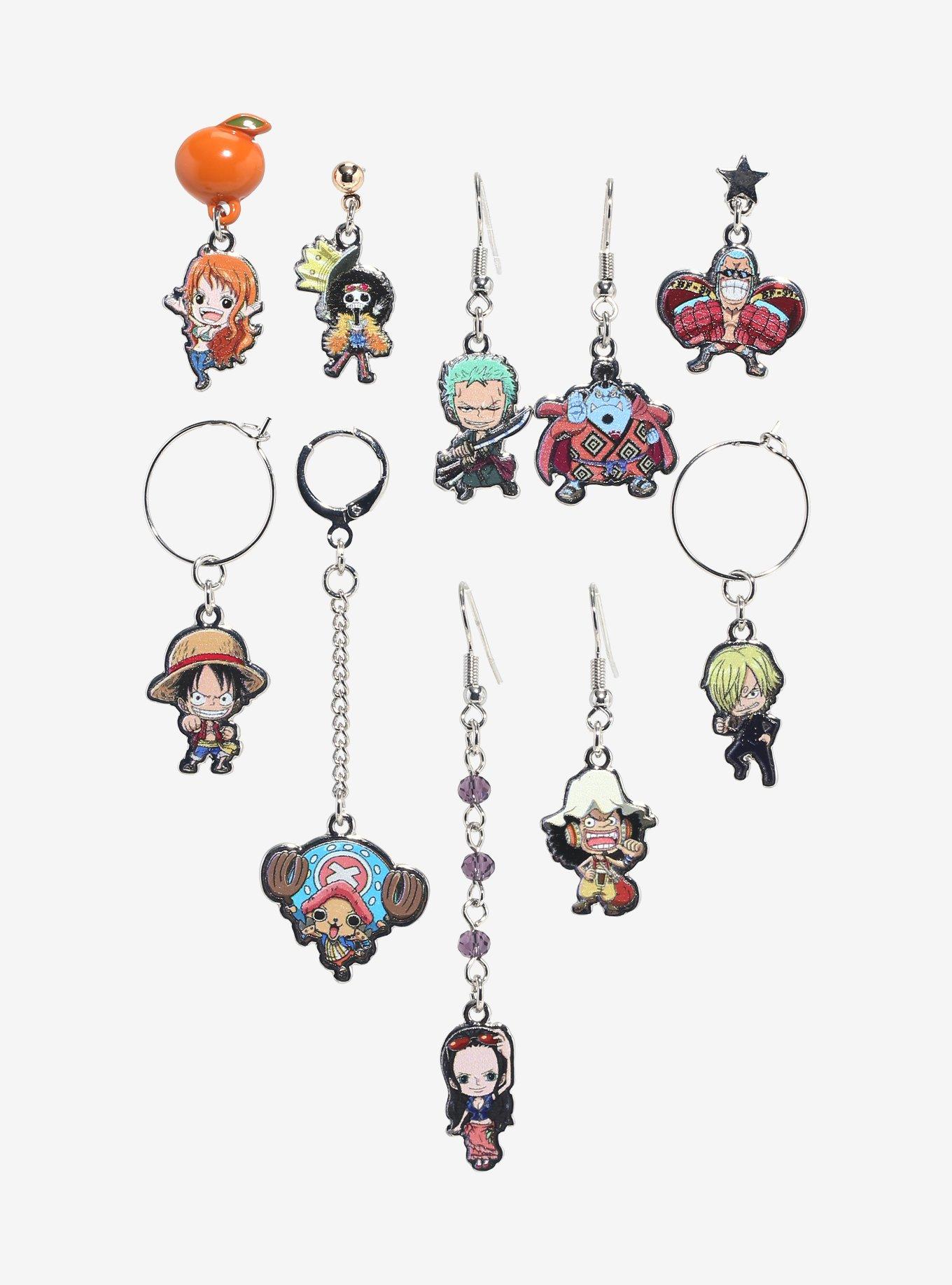 One Piece Characters Mix and Match Earring Set - BoxLunch Exclusive