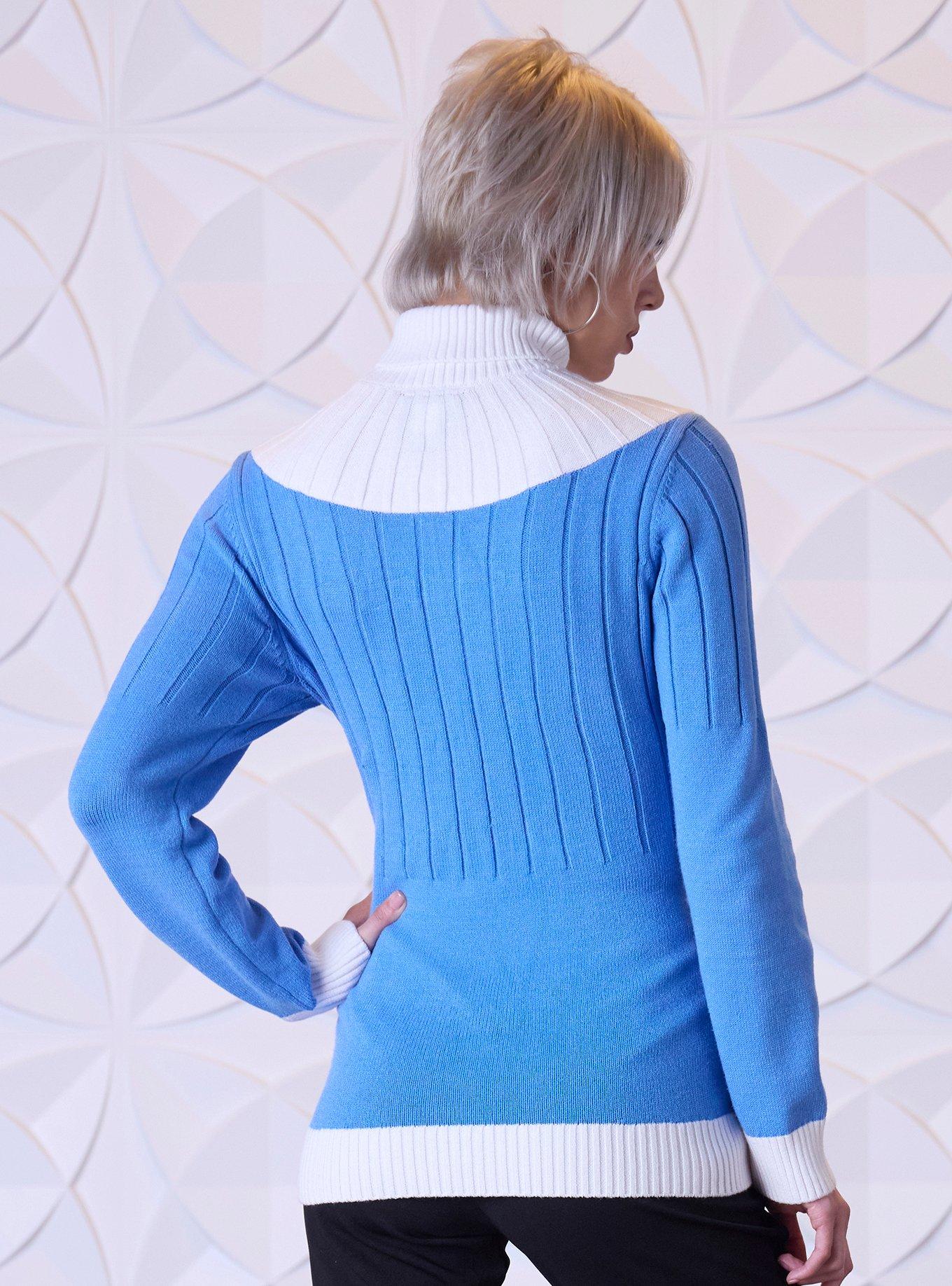 Her Universe Marvel The Fantastic Four: First Steps Sue Storm Uniform Sweater, ICE BLUE, alternate