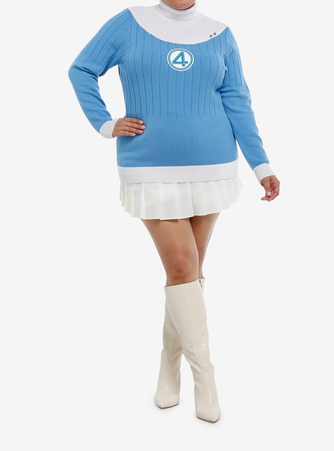 Her Universe Marvel The Fantastic Four: First Steps Sue Storm Uniform Sweater Plus Size, , hi-res