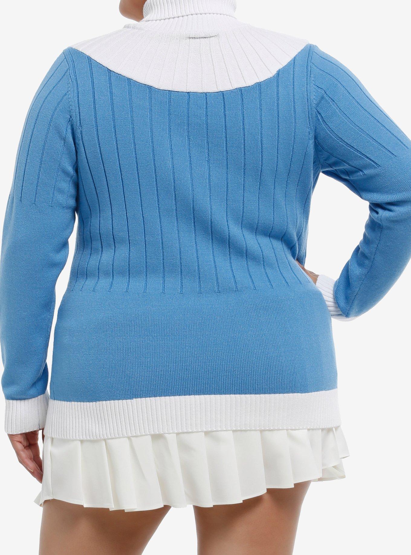Her Universe Marvel The Fantastic Four: First Steps Sue Storm Uniform Sweater Plus Size, ICE BLUE, alternate
