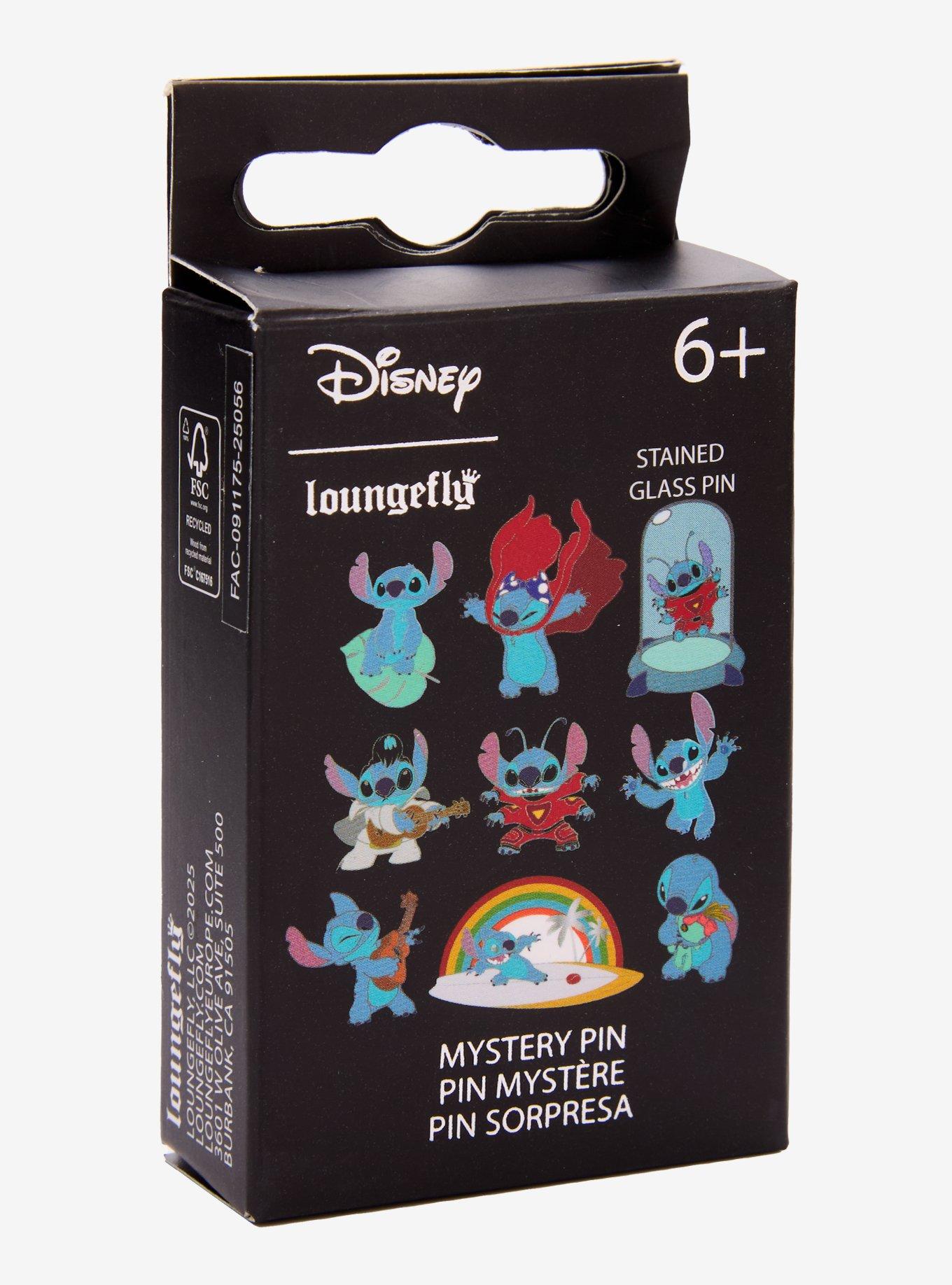Loungefly Disney Stitch Icon Blind Box Enamel Pin, , hi-res
